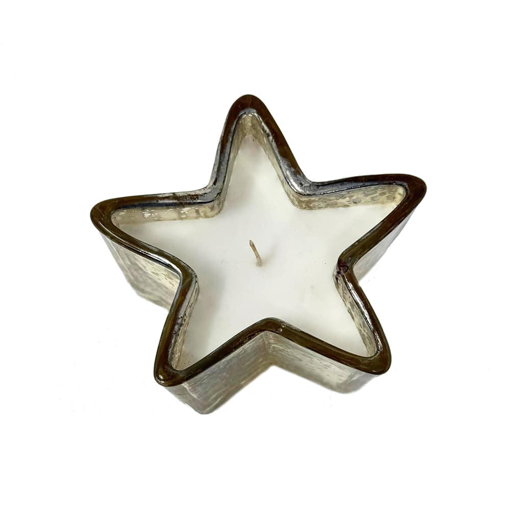 6oz. Frosted Berries Scented Glass Star Candle by Ashland®
