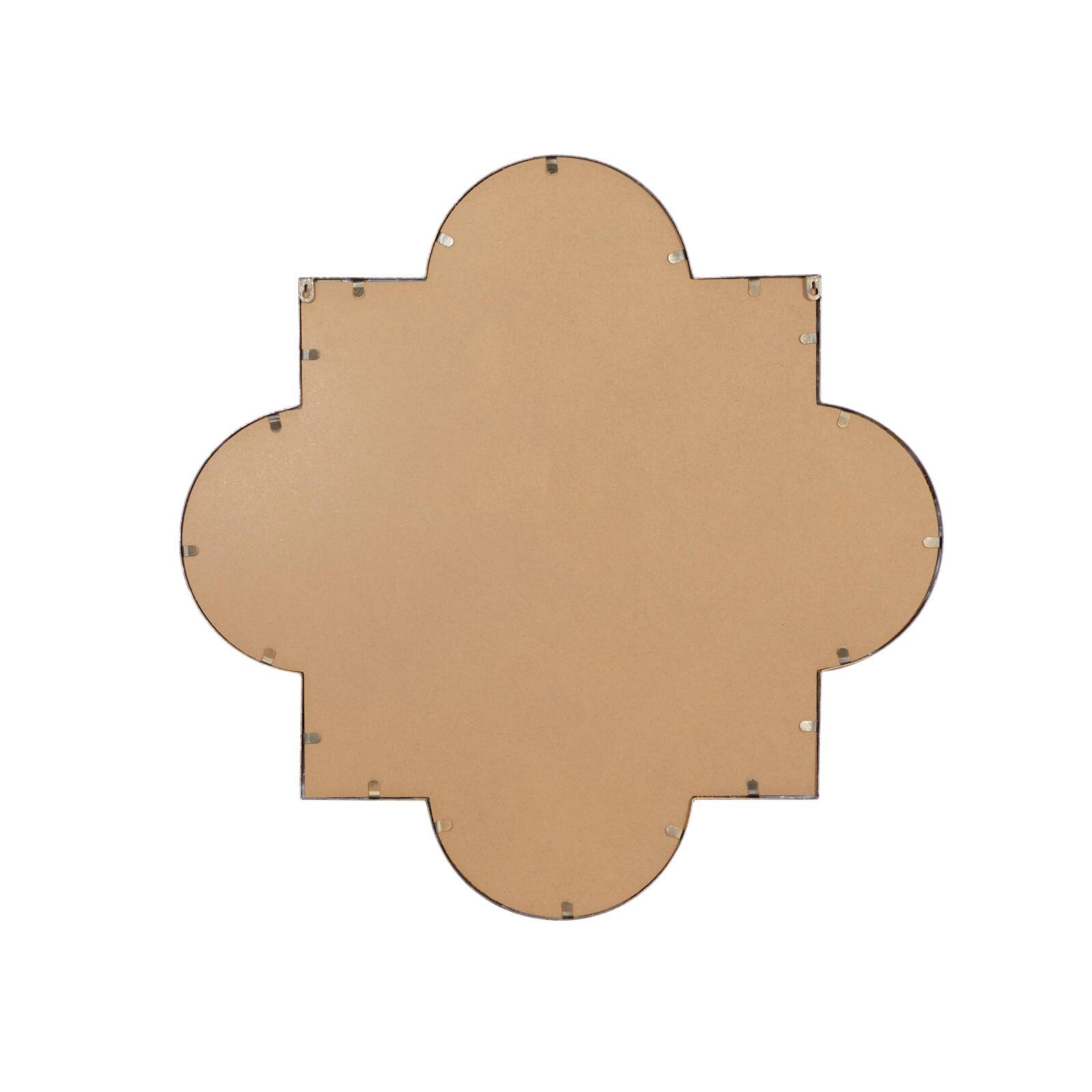 Gold Metal Contemporary Mirror, 34" x 1" x 34"