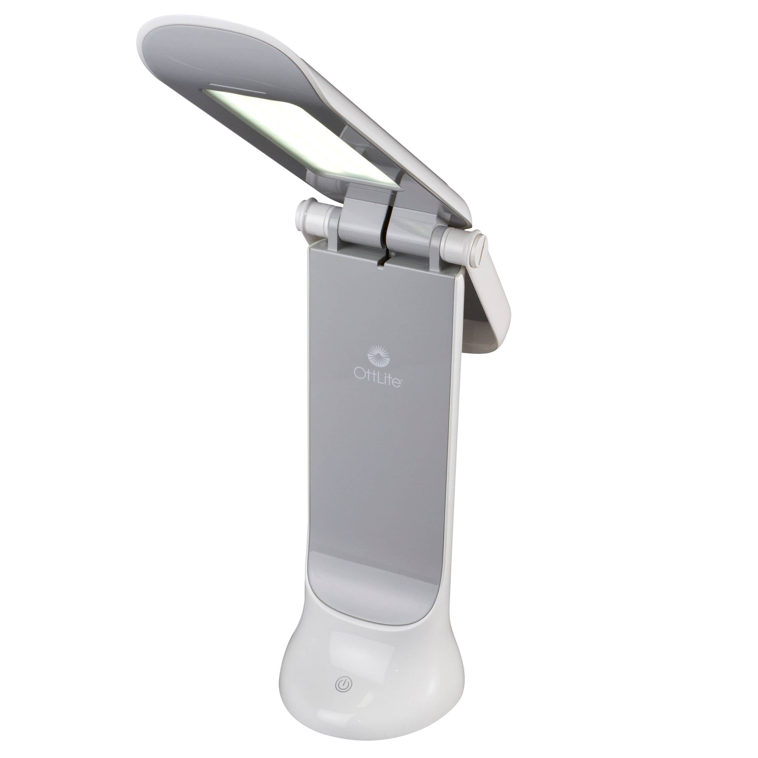 OttLite Wellness Series 20.75&#x22; White Dimmable LED Task Lamp
