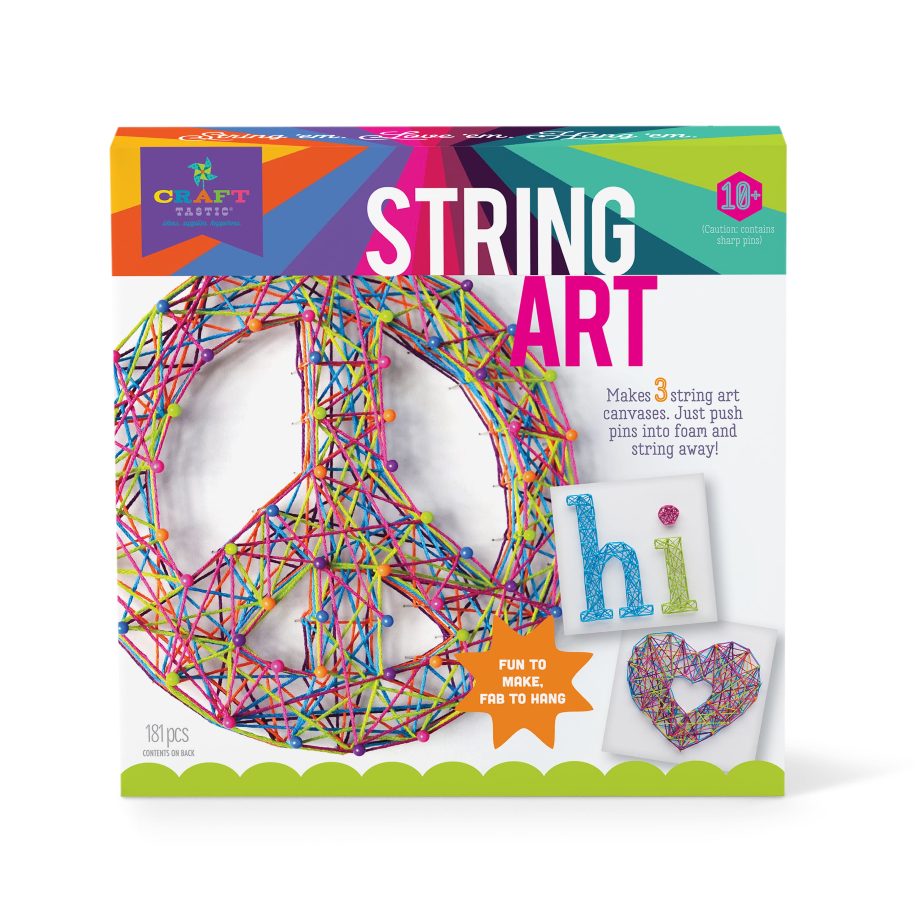 Craft-Tastic® Peace String Art