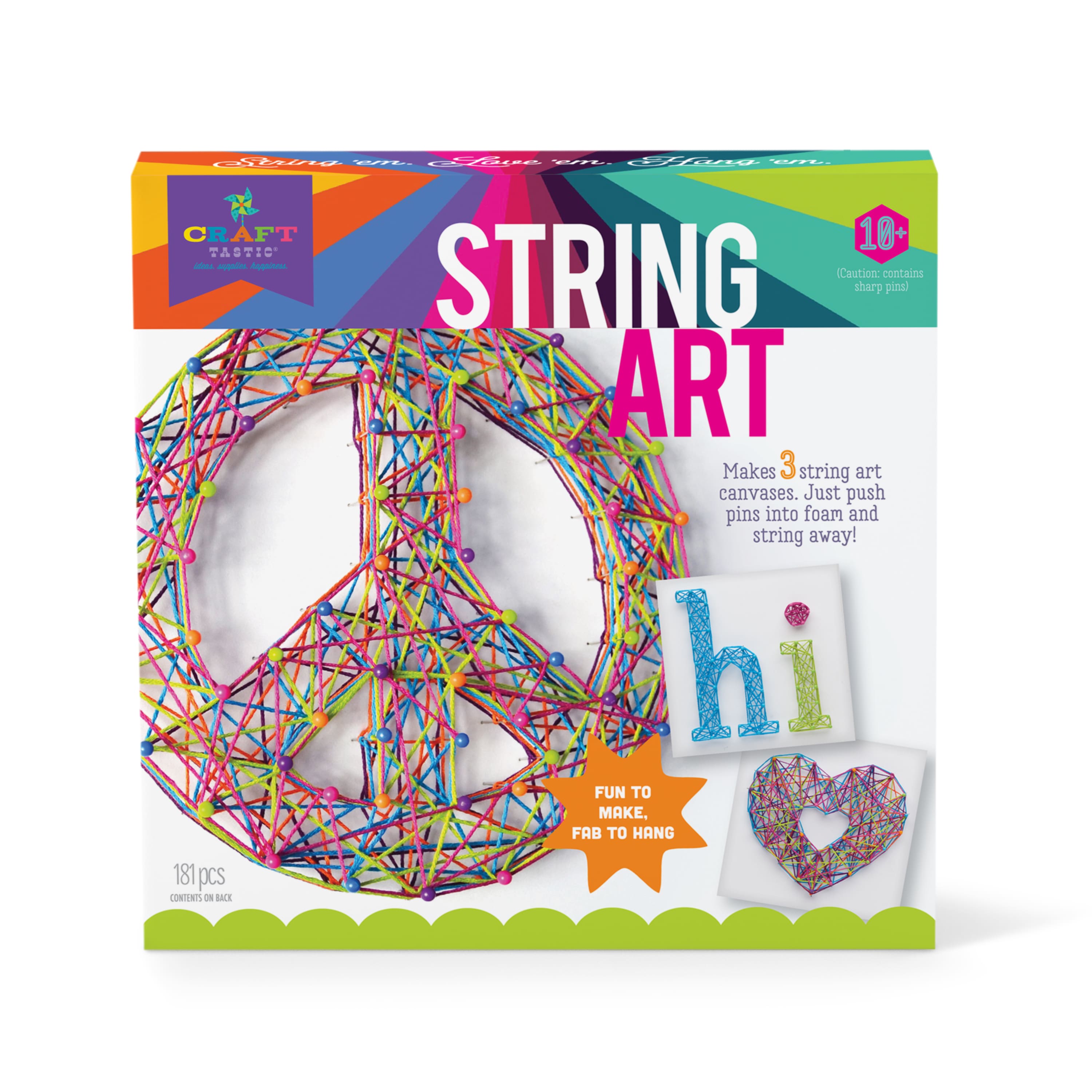 Craft-Tastic&#xAE; Peace String Art