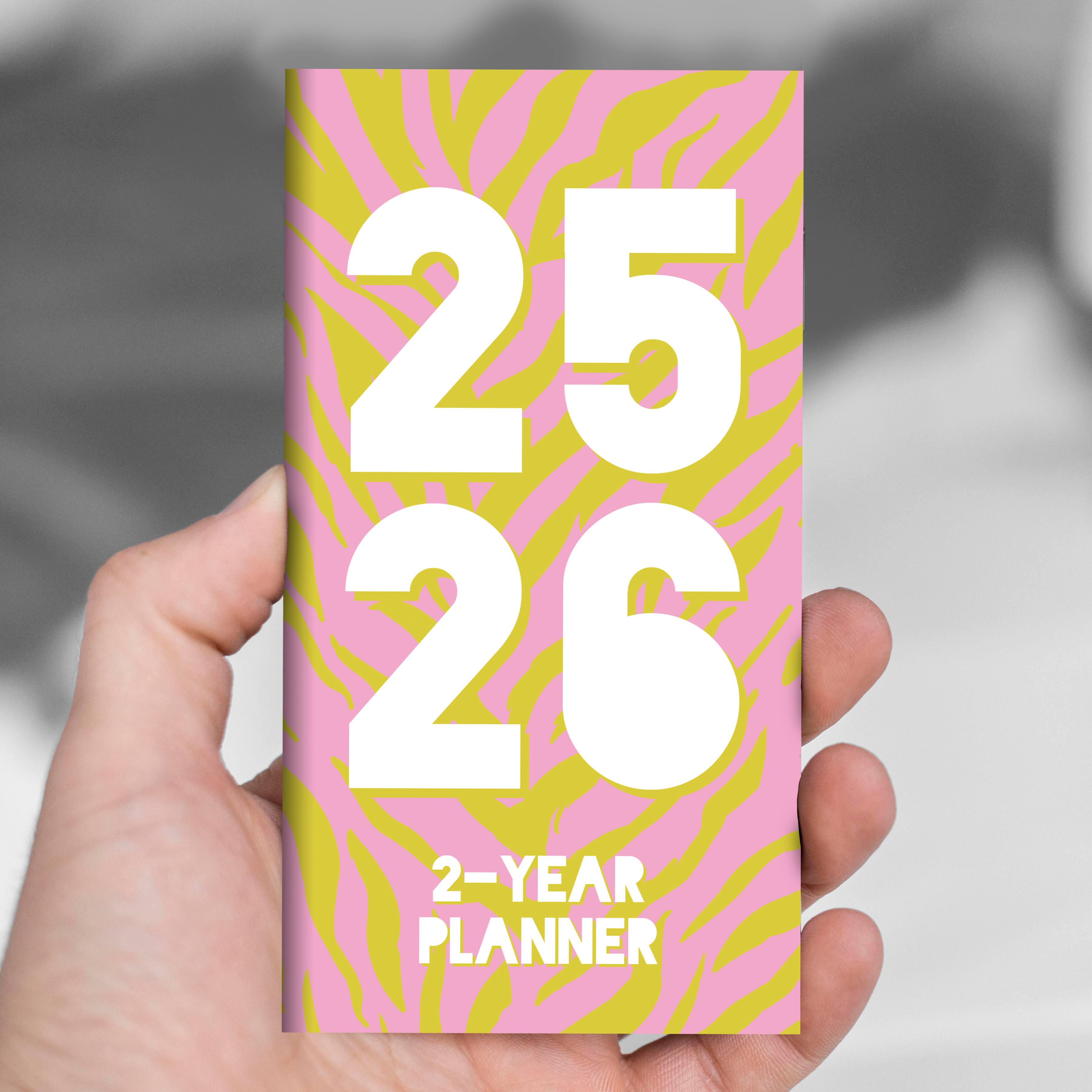 TF Publishing 2025-2026 Small Sassy Zebra Monthly Pocket Planner