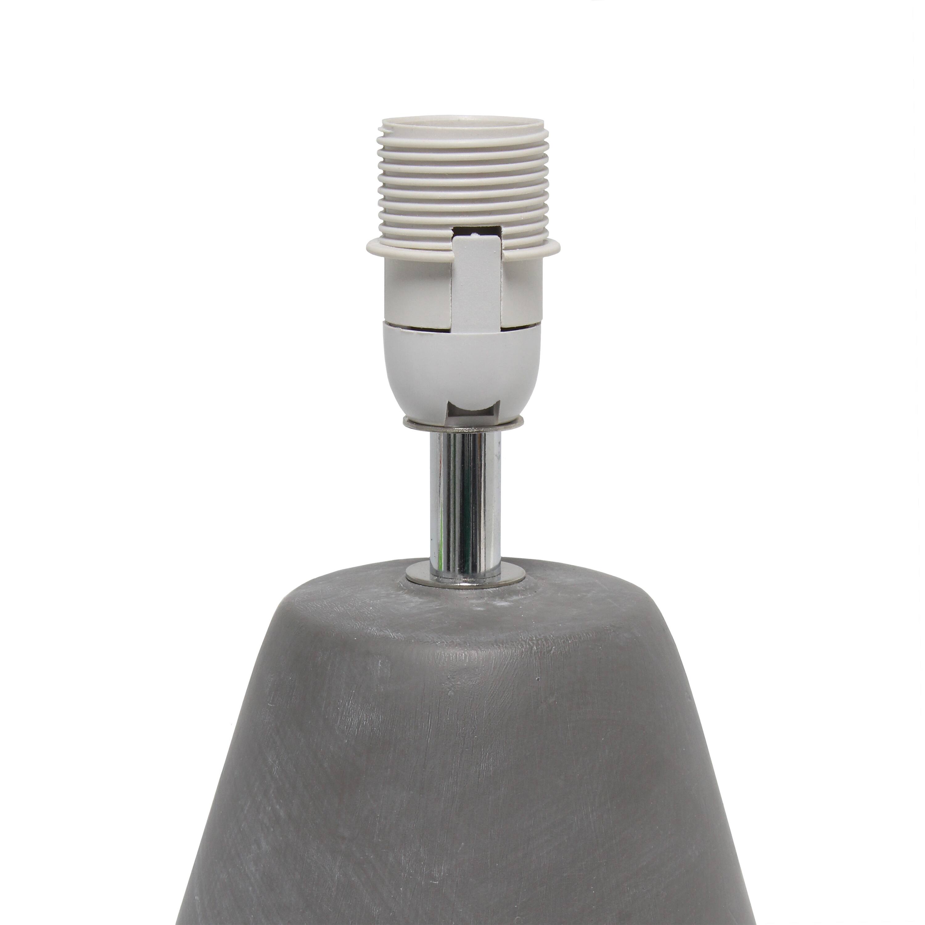 Simple Designs&#x2122; 14.5&#x22; Pinnacle Concrete Table Lamp