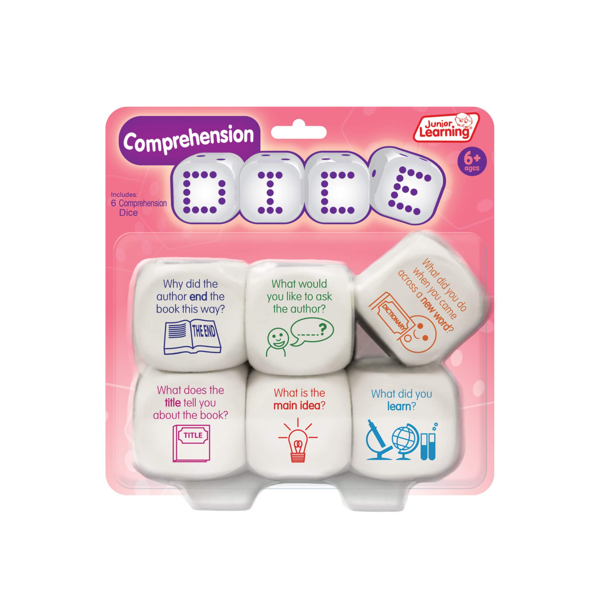 Junior Learning® Comprehension Dice Educational Learning Game