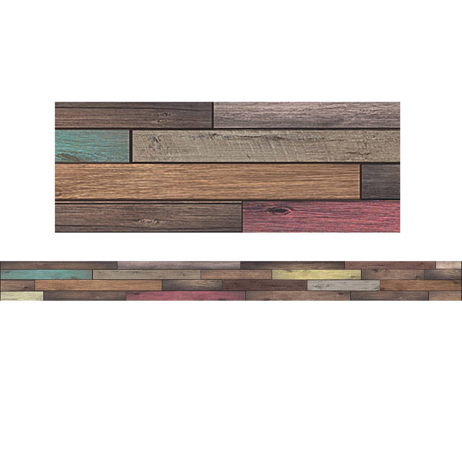 Teacher Created Resources Reclaimed Wood Design Privacy Screen Pack of 2 