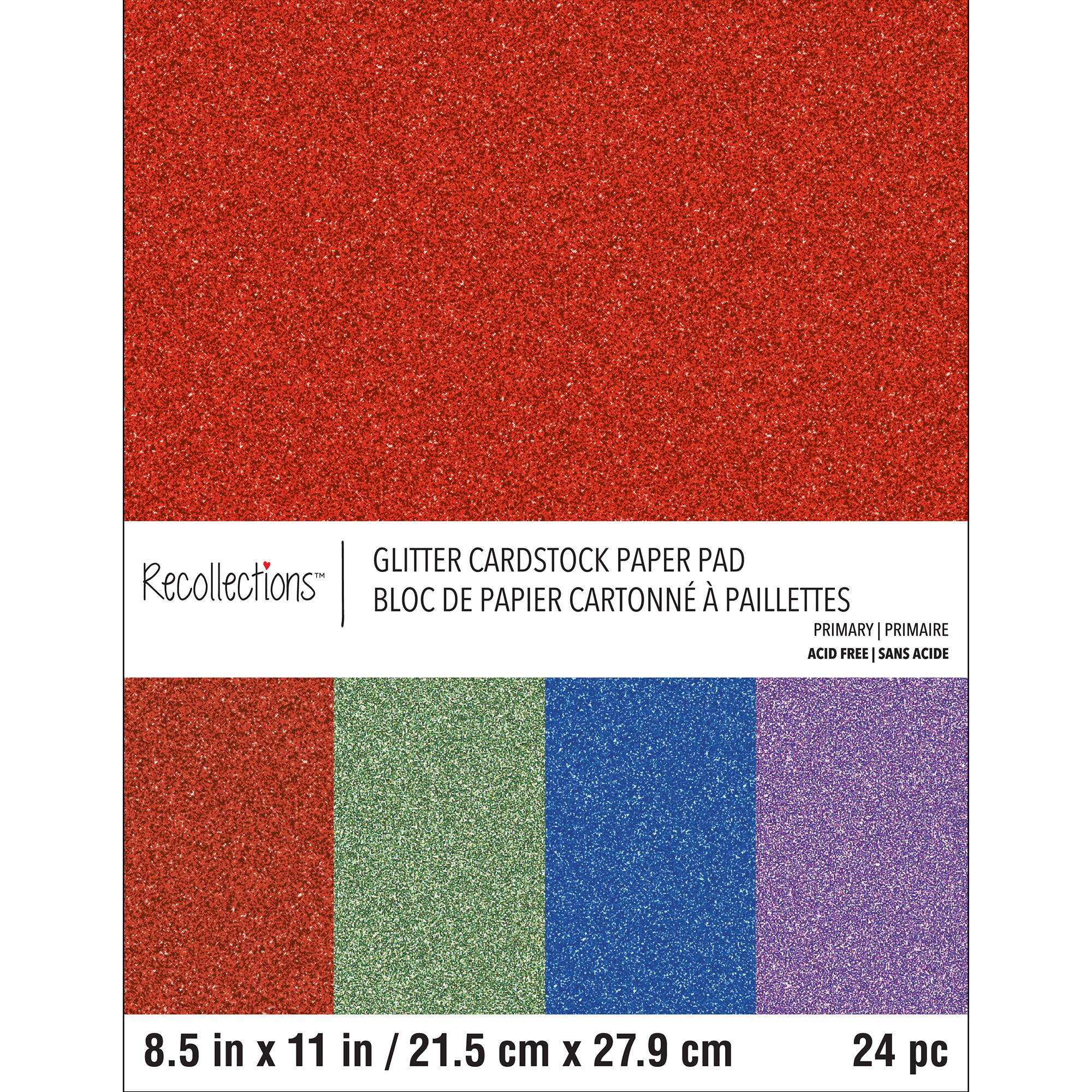 michaels cardstock glitter