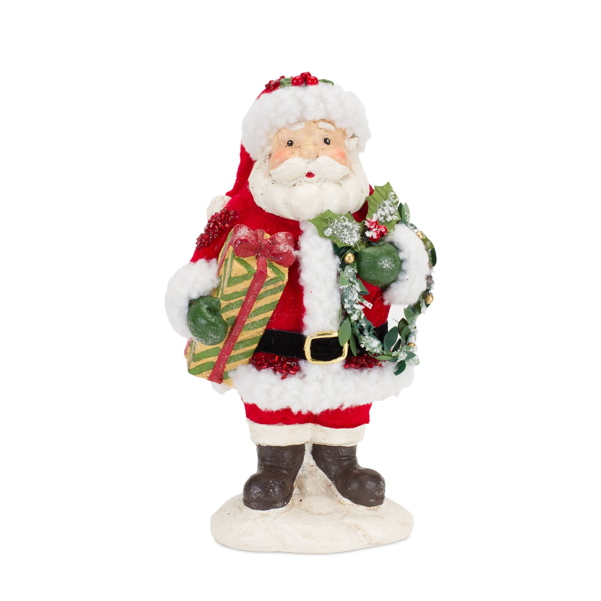 8.75&#x22; Santa Figurine Set