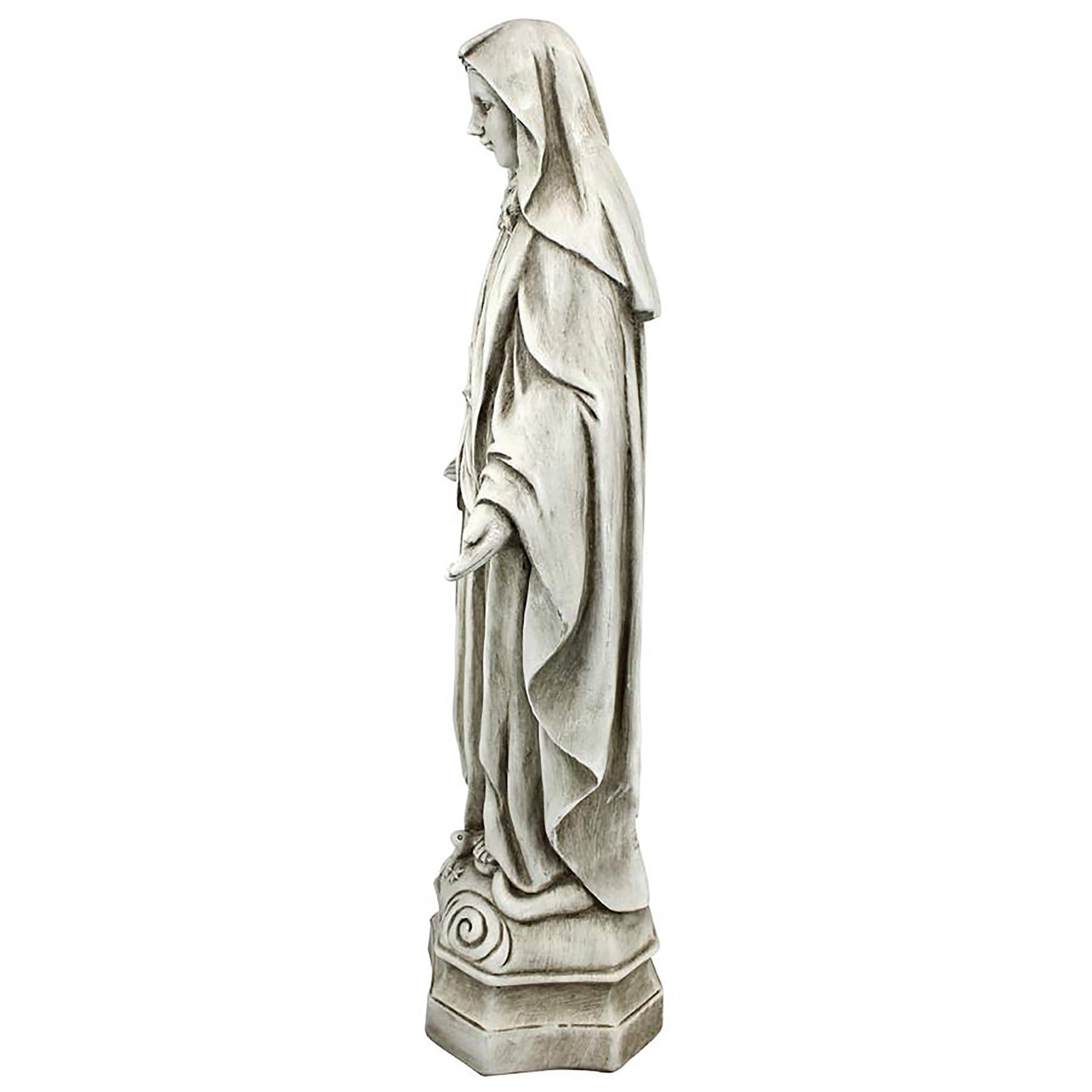 Design Toscano 19.5&#x22; Madonna of Notre Dame Garden Statue