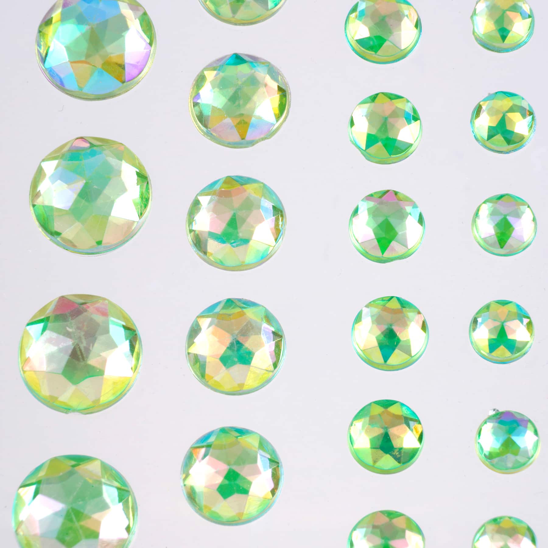 Recollections&#x2122; Rhinestones, Adhesive Backed Light Green