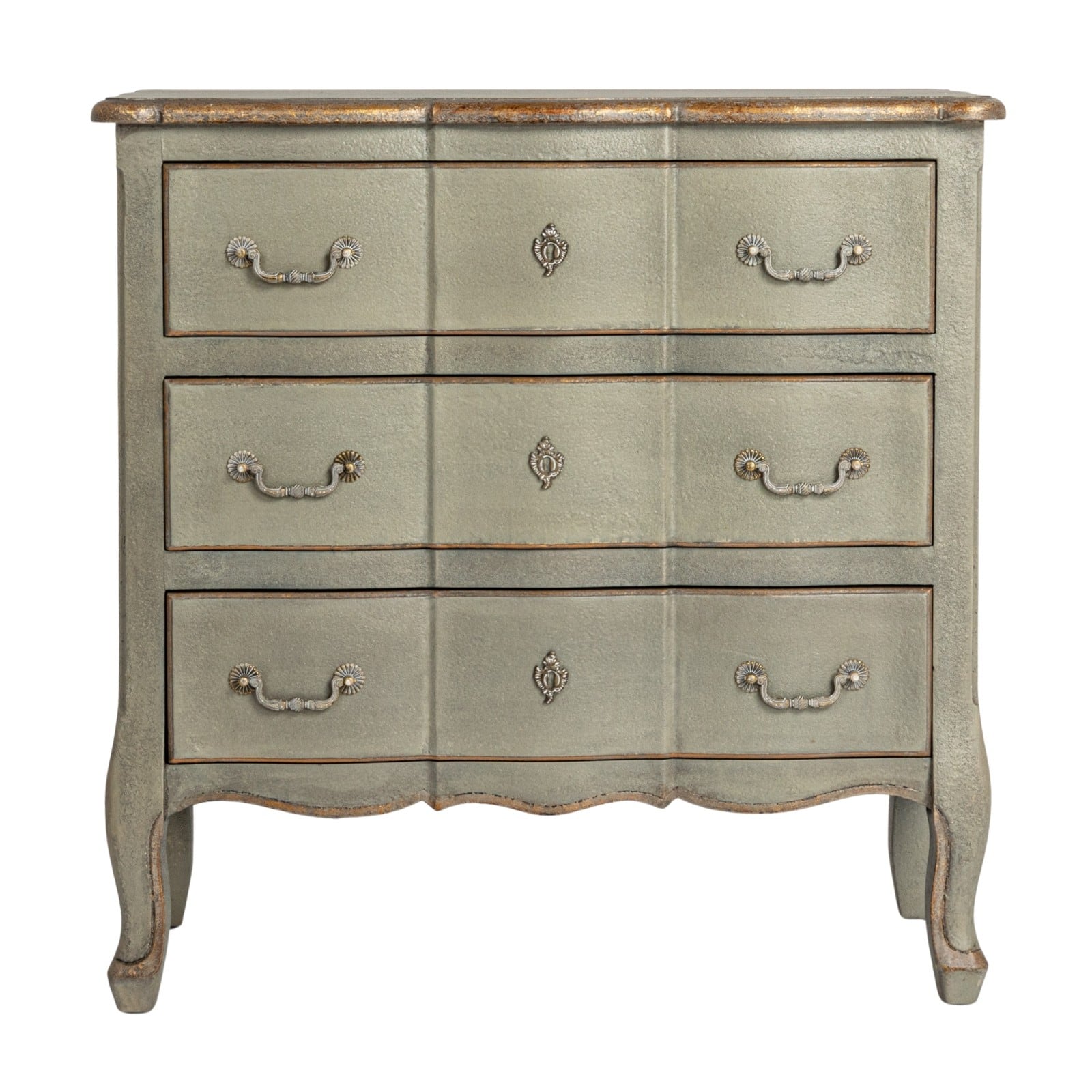 Hello Honey® Distressed Gray Wood Dresser Cabinet