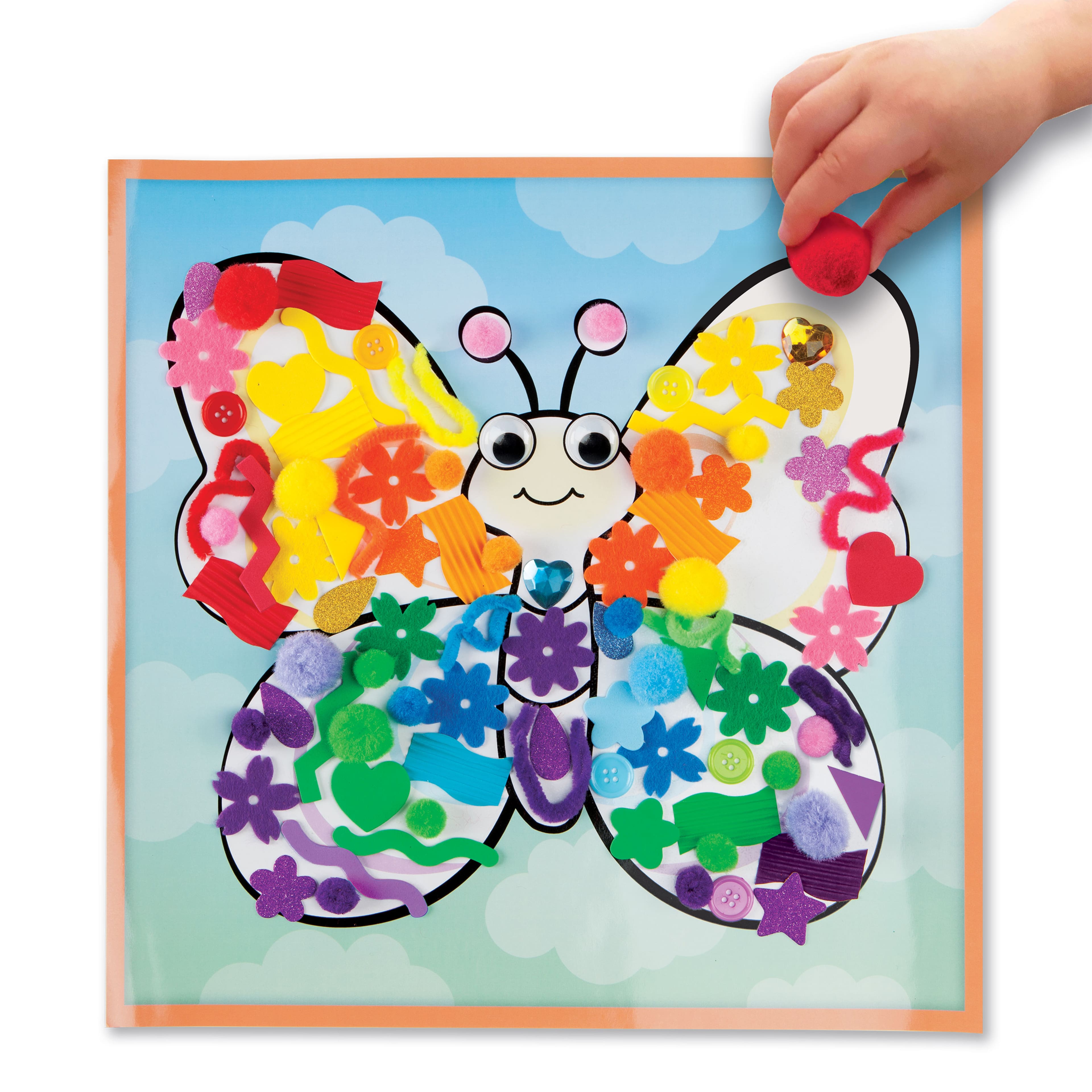 Creativity for Kids® Butterfly Sticky Wall Art