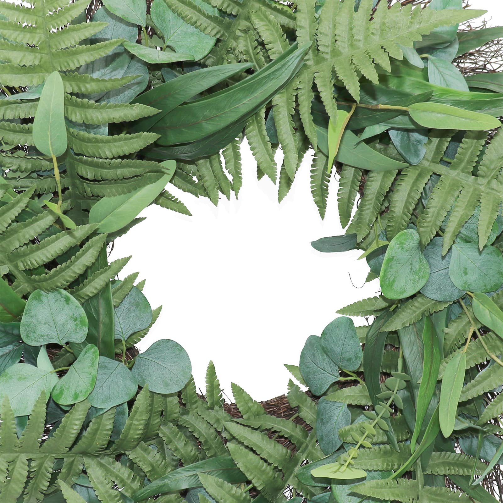 24&#x22; Eucalyptus &#x26; Fern Wreath by Ashland&#xAE;
