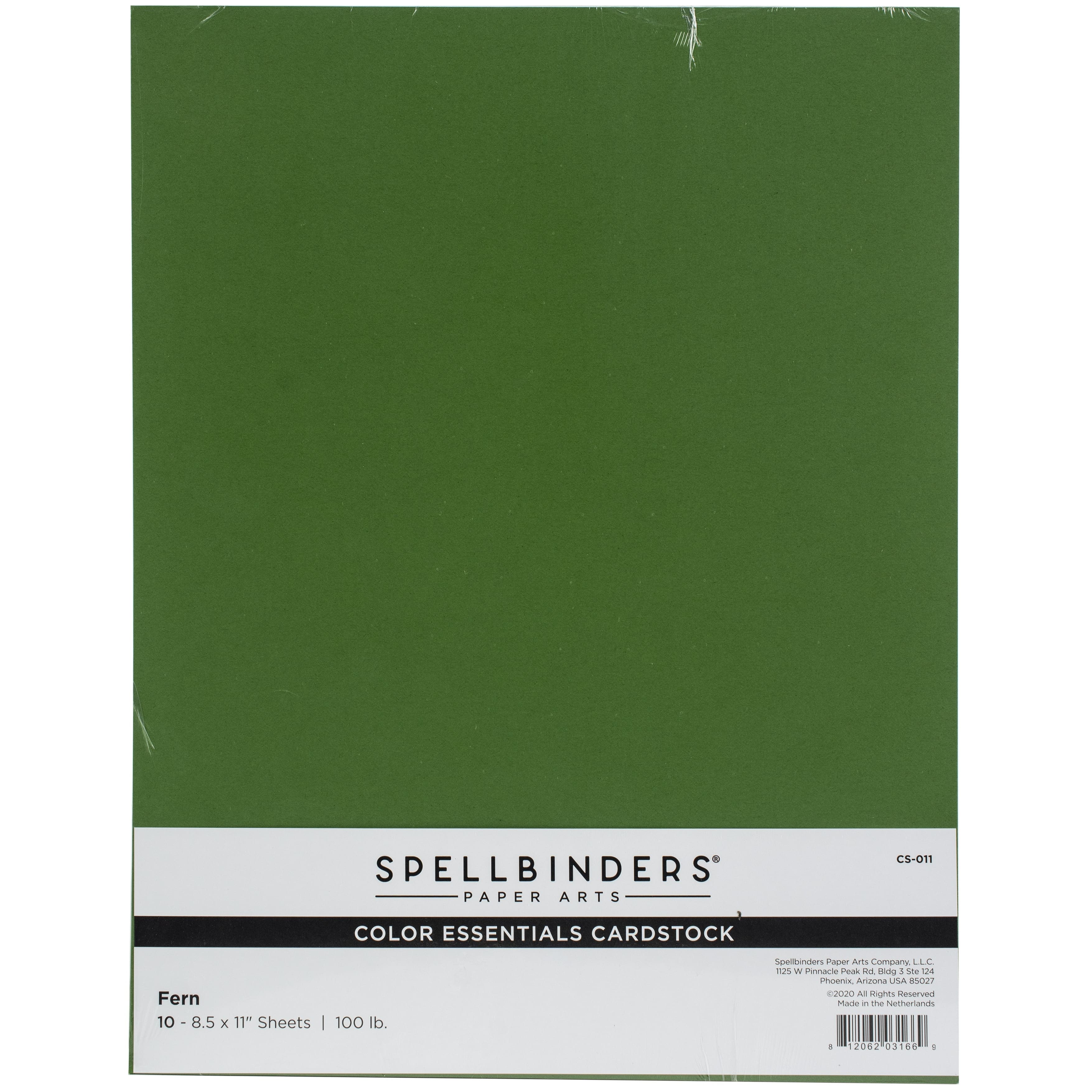 Spellbinders&#xAE; Color Essentials 8.5&#x22; x 11&#x22; Cardstock, 10 Sheets