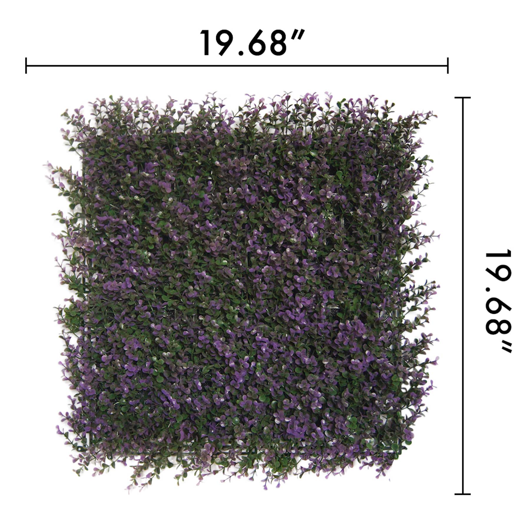 20&#x22; Lavender Style Plant Living Wall Panels, 4ct.