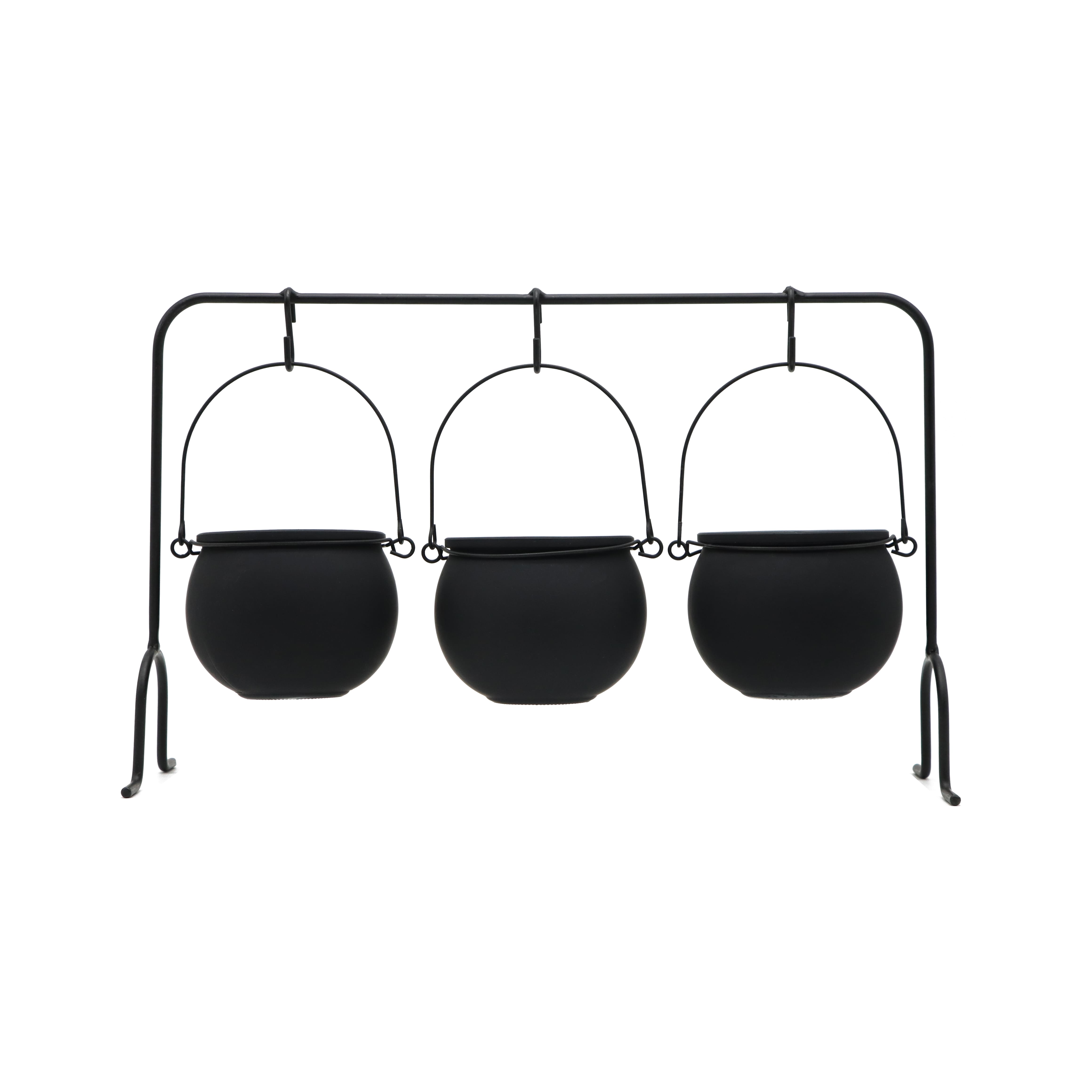 14" Glass Cauldrons with Stand Set by Ashland®