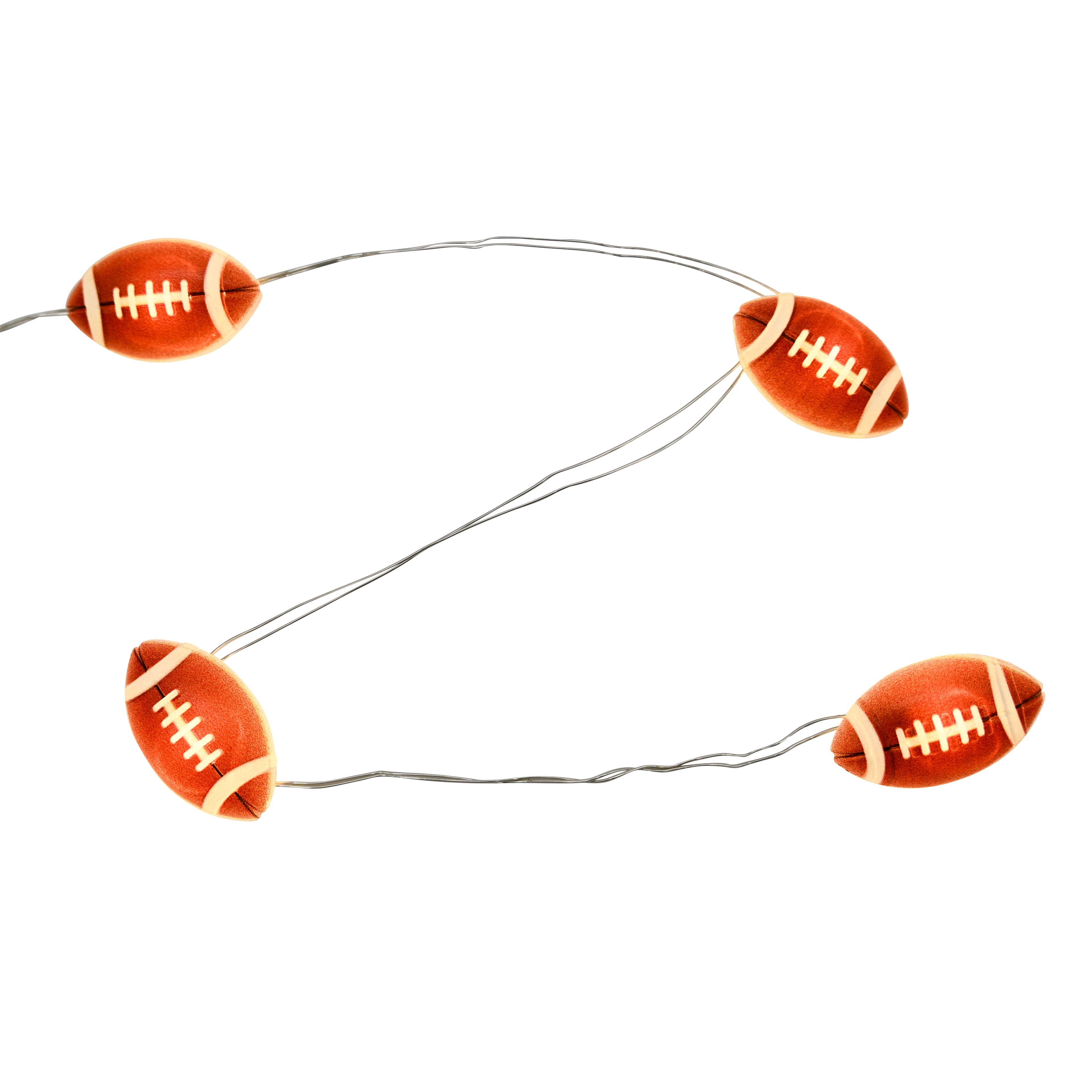 18ct. Warm White LED Football Crafting Lights by Celebrate It™