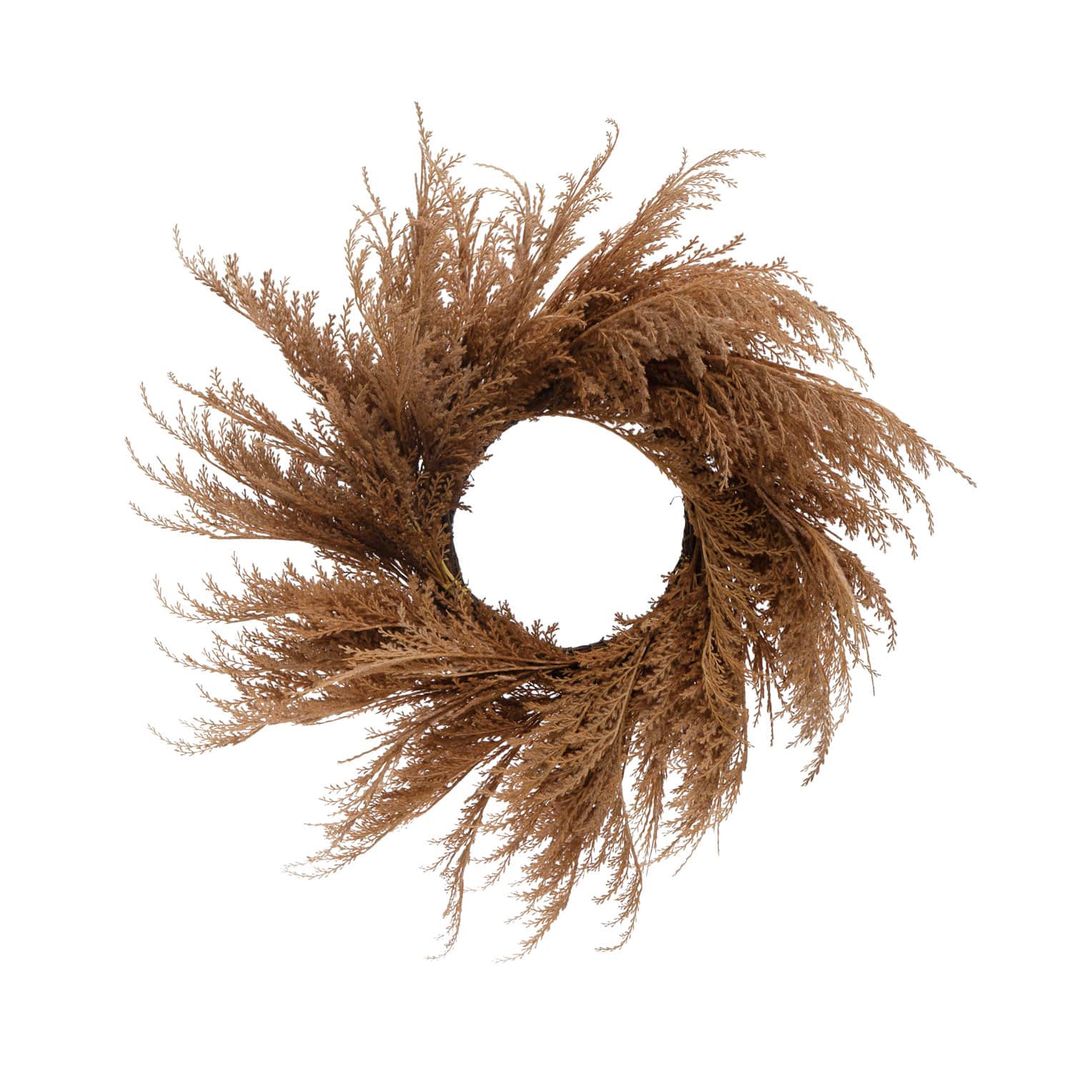 Hello Honey&#xAE; 28&#x22; Blush Faux Pampas Grass Wreath