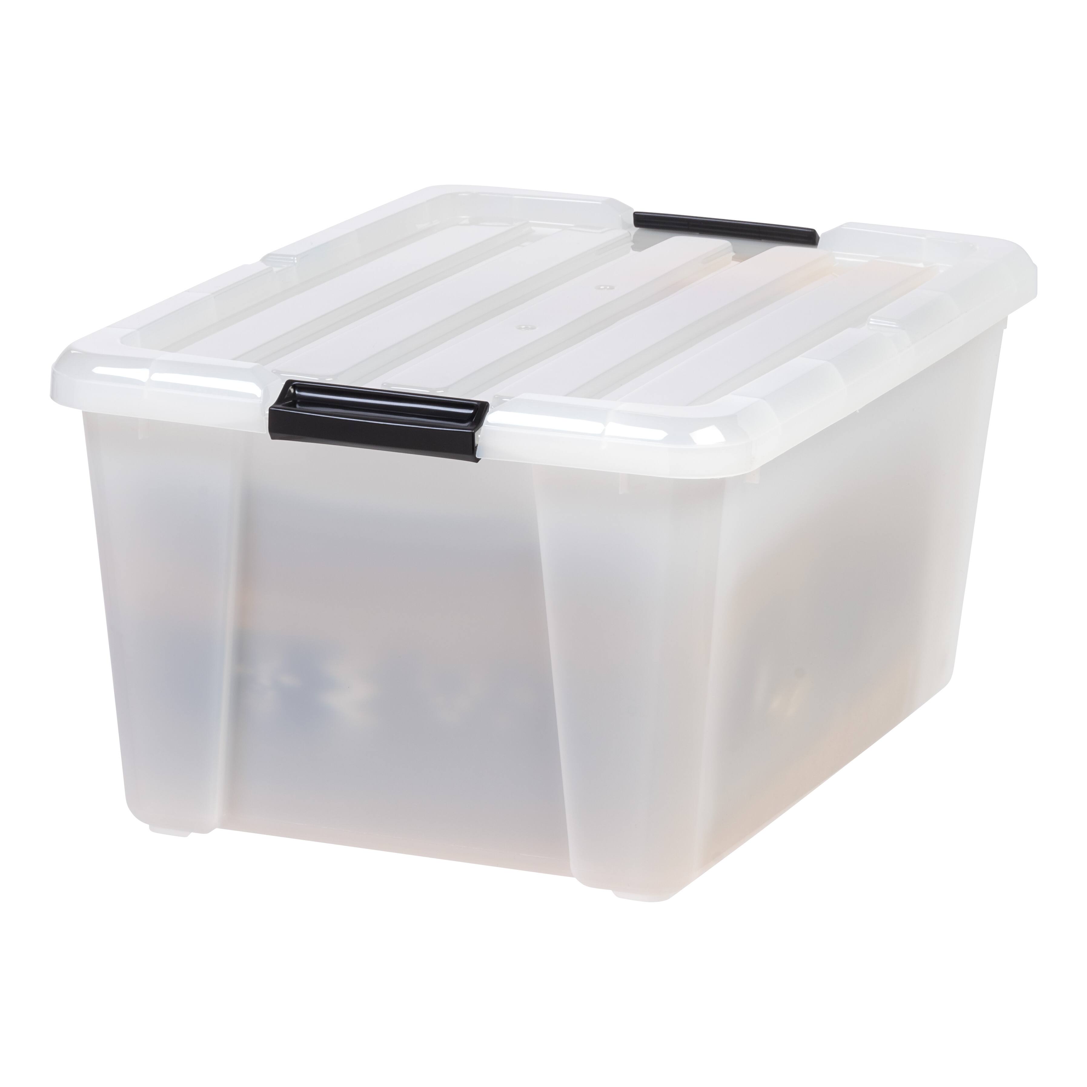 IRIS® 45qt. Pearl Latching Storage Boxes, 4ct.