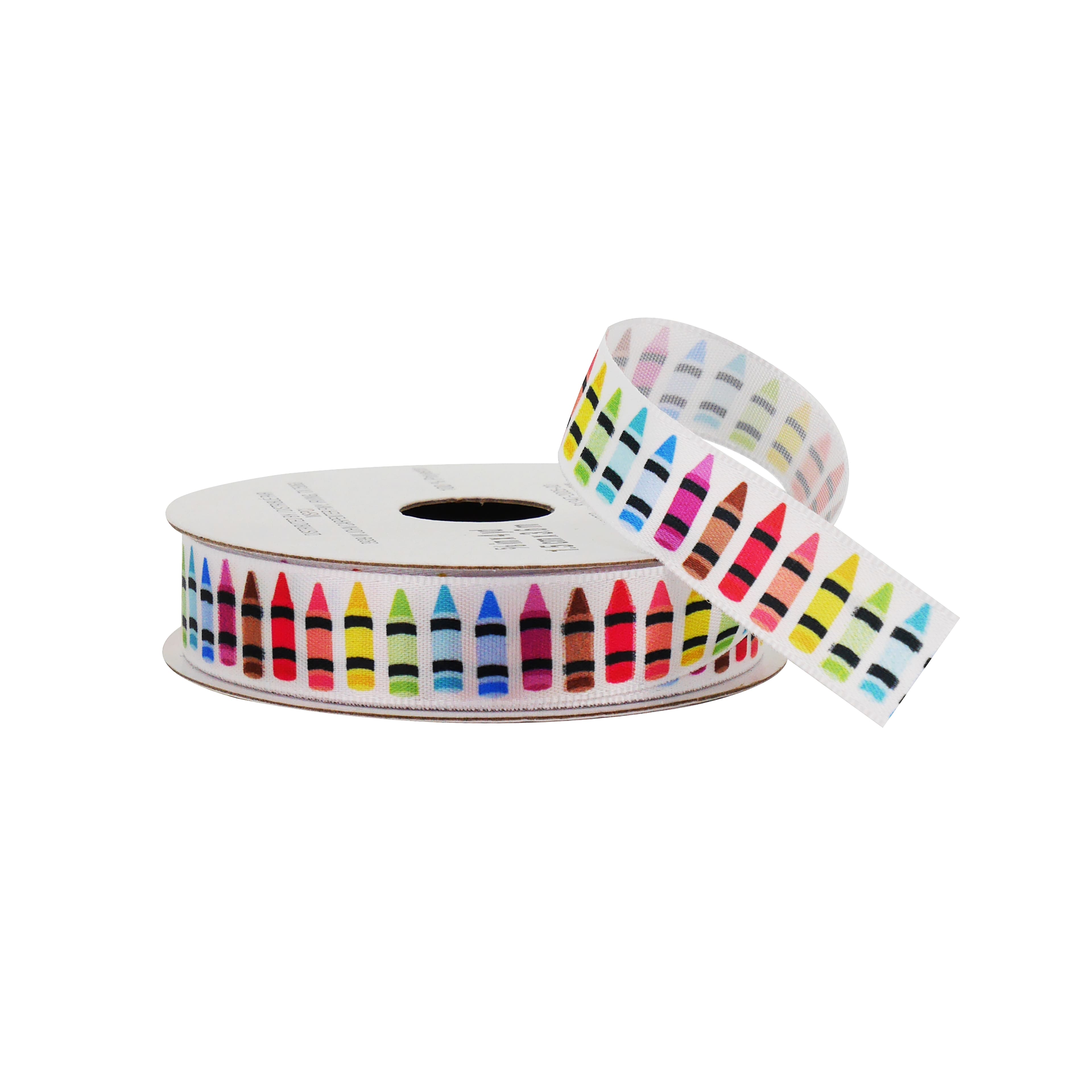 5/8" x 4yd. Multicolor Satin Crayon Ribbon by B2C™