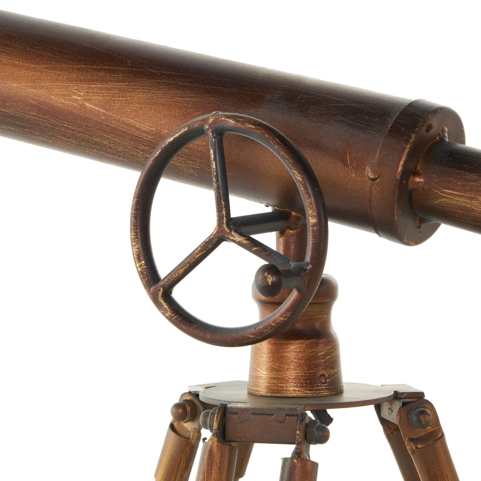 18&#x22; Brass Metal Telescope Decoration