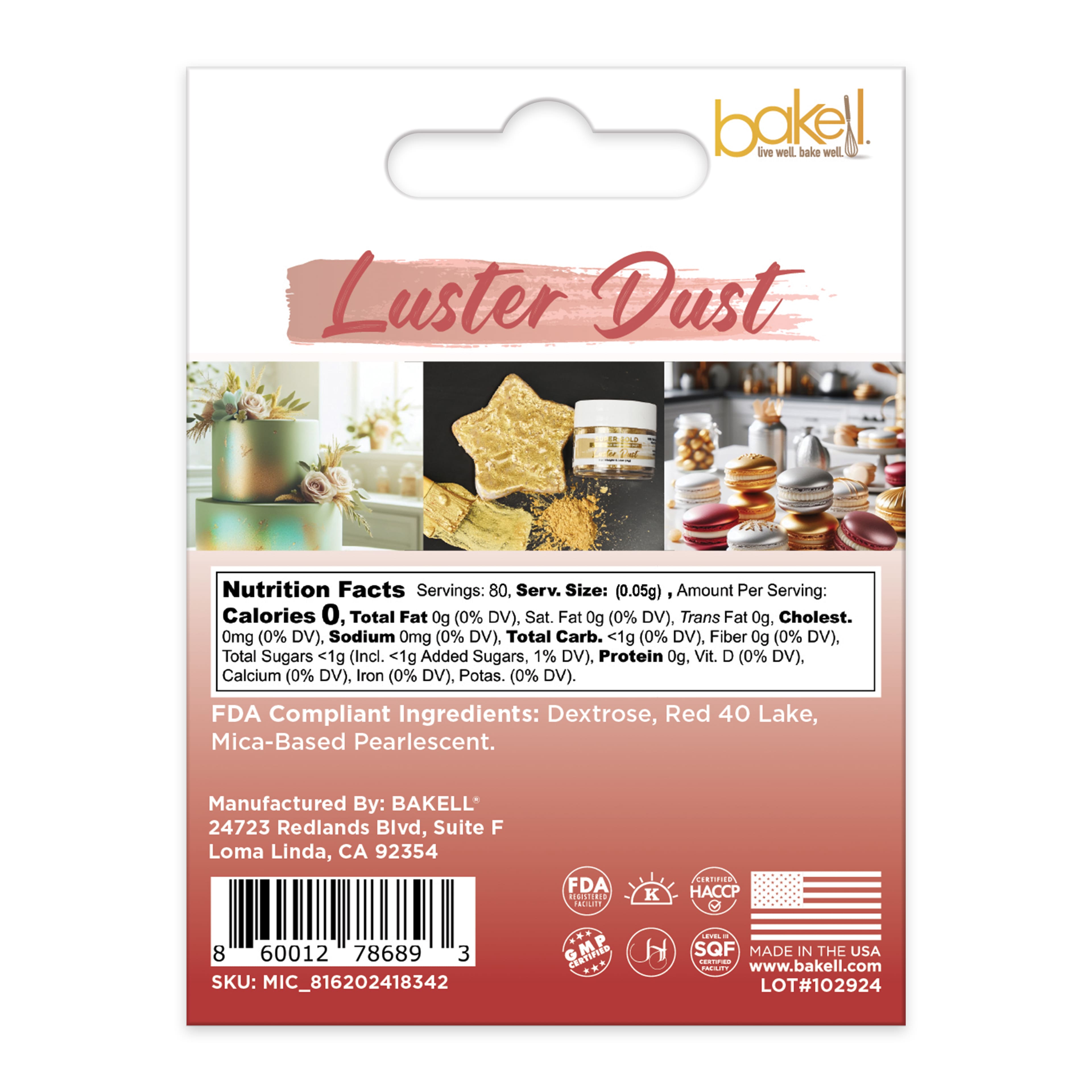 Bakell&#xAE; Edible Luster Dust