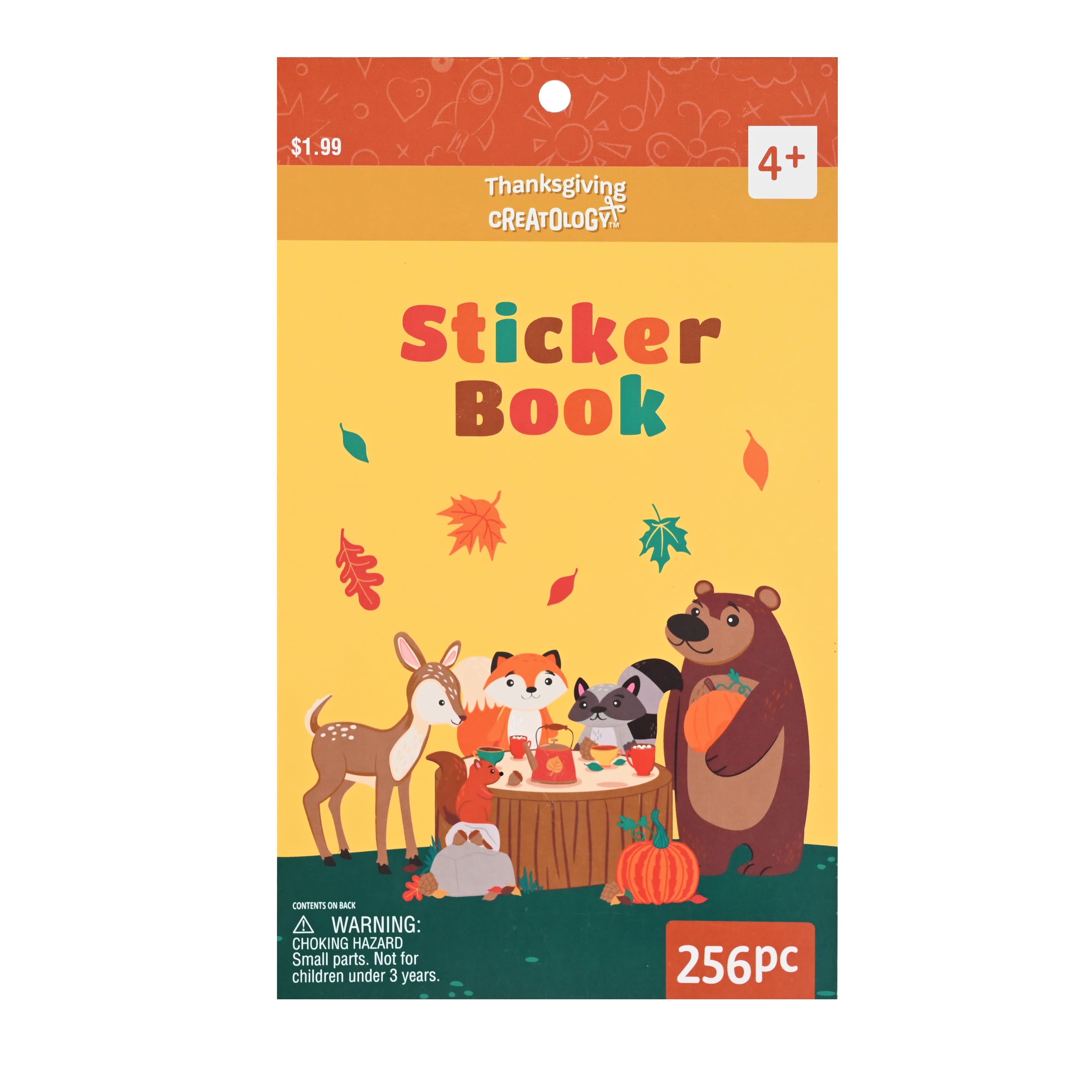 256-Piece Thanksgiving Sticker Book by Creatology&#x2122;