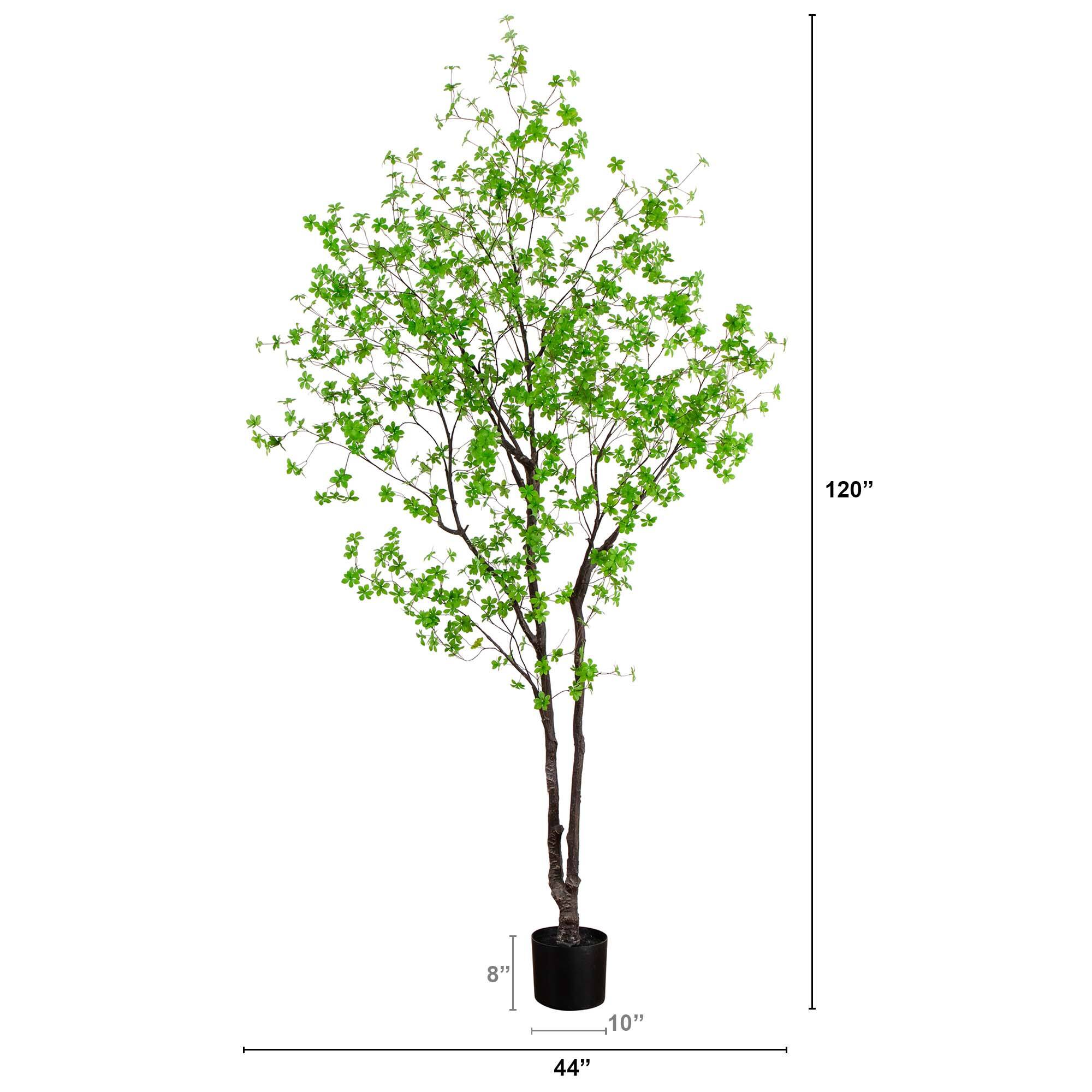 10ft. Potted Artificial Minimalist Enkianthus Tree