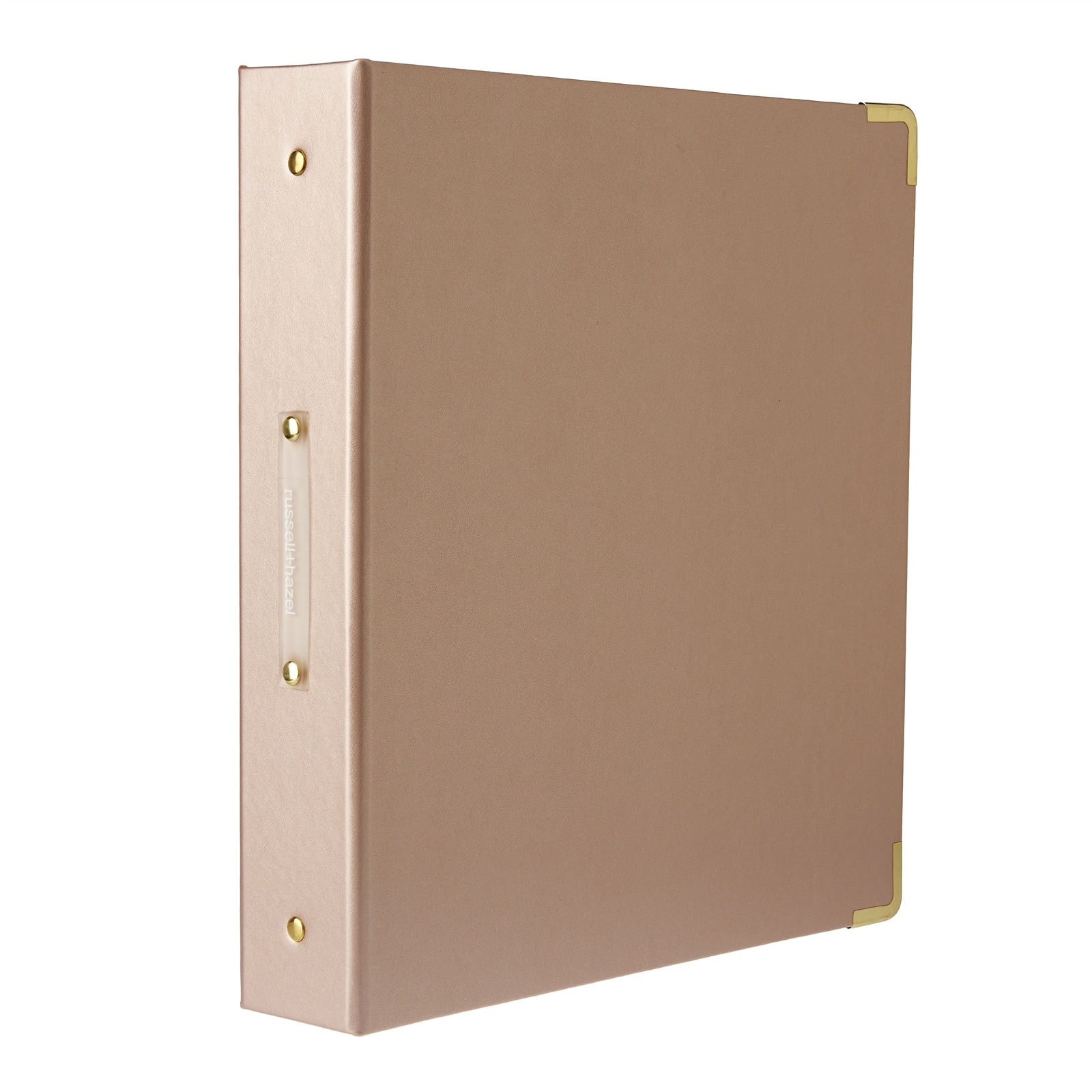 russell+hazel® Black Signature Vegan Leather 3 Ring Binder Binders Michaels