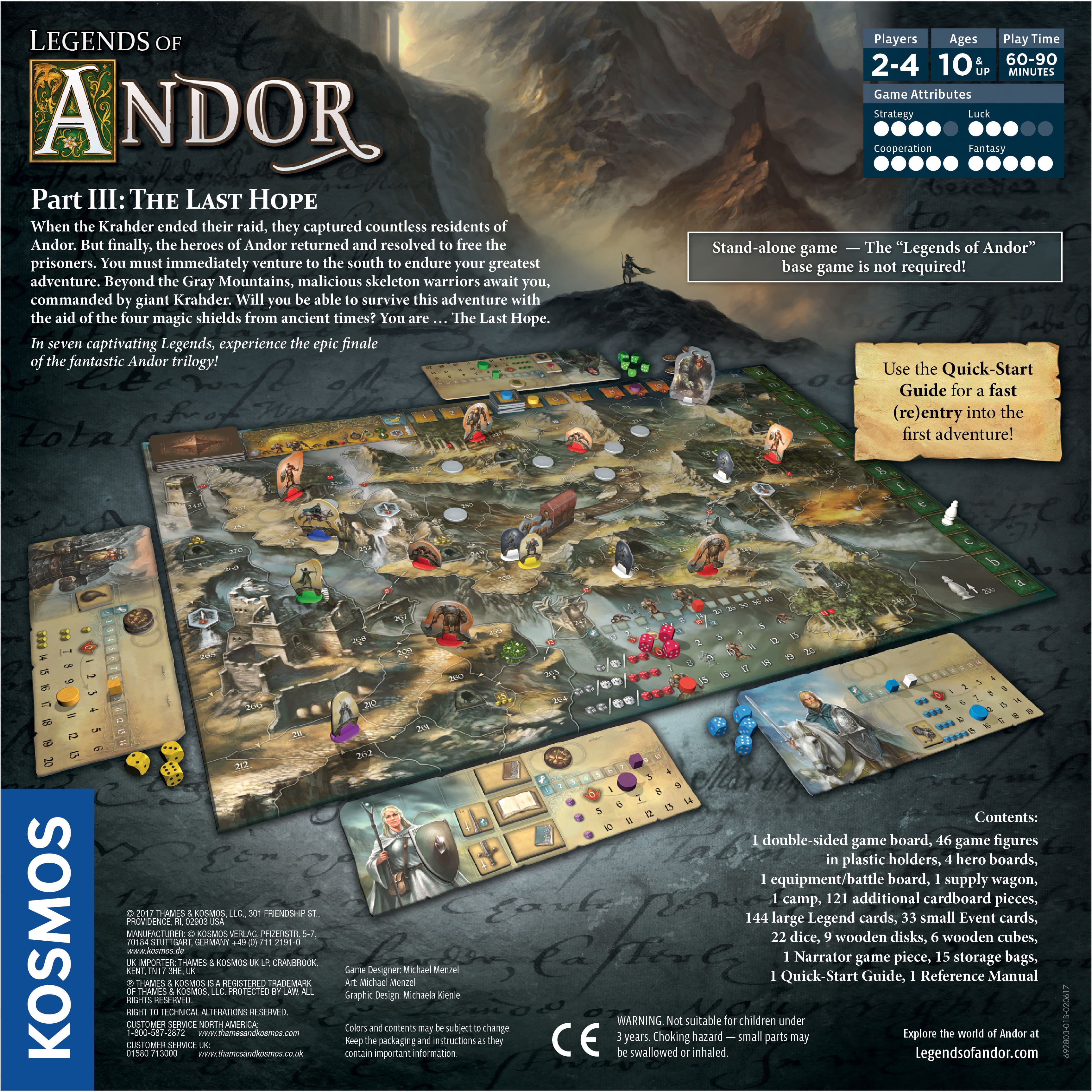 Thames &#x26; Kosmos Legends of Andor: Part III The Last Hope Game