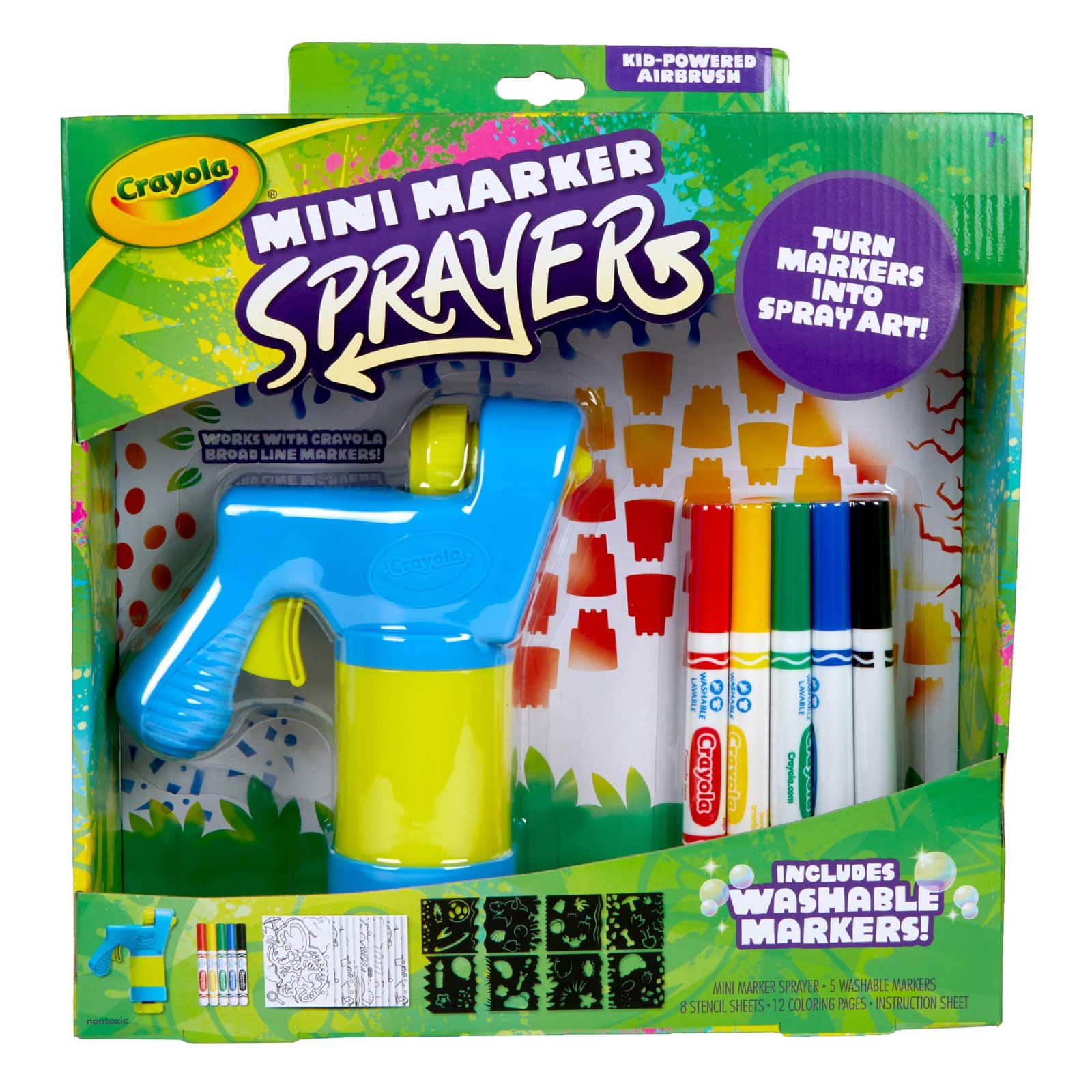 Crayola marker set  Crayola markers, Markers set, Hair color spray