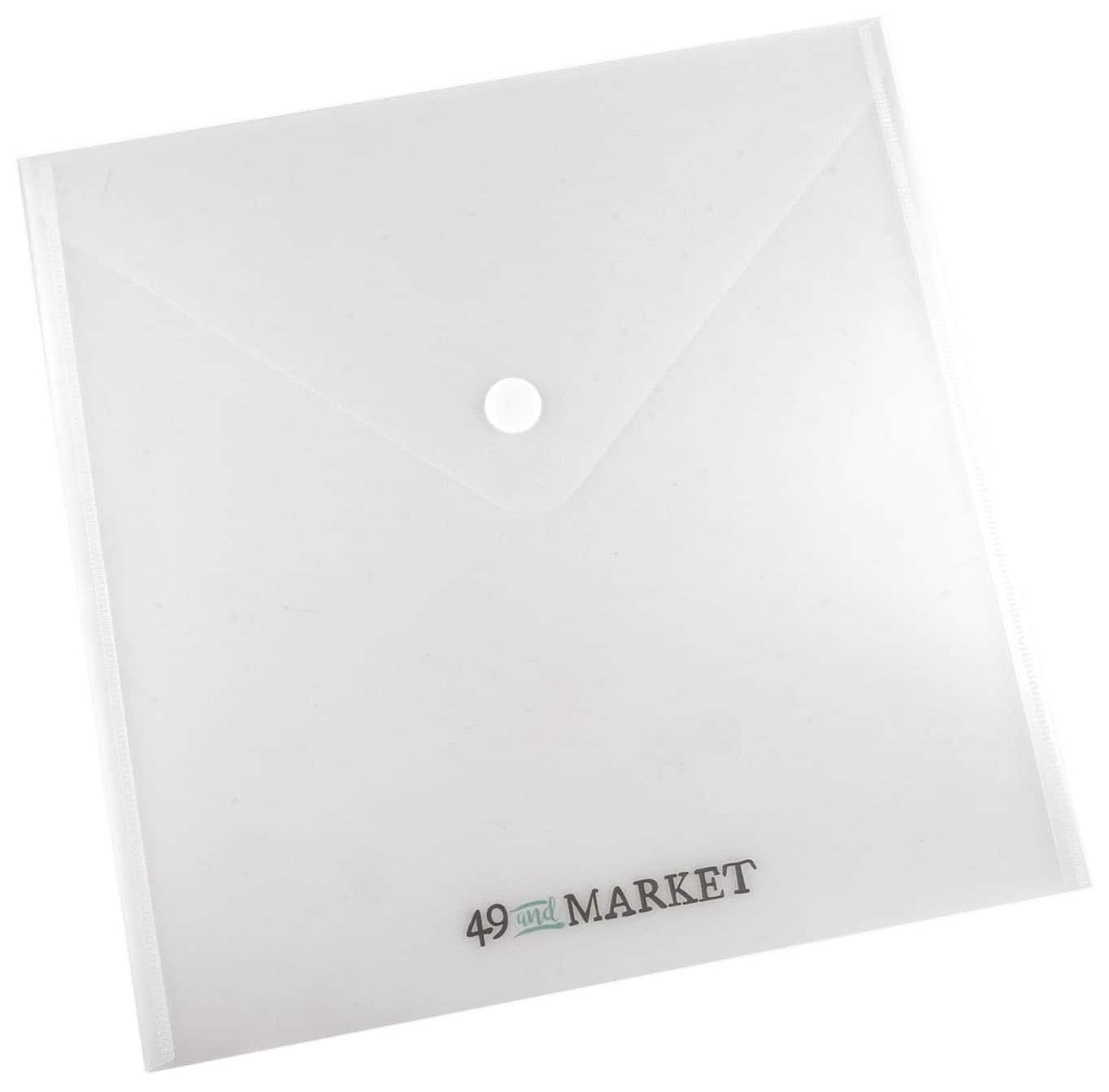 49 And Market 13&#x22; x 13&#x22; Flat Storage Envelopes, 12ct.