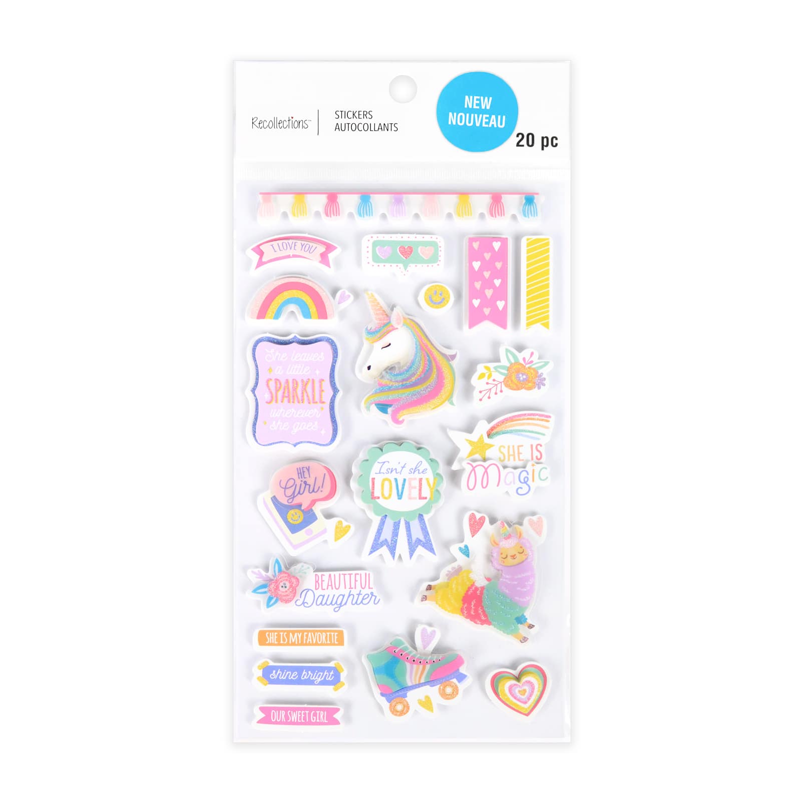 12 Pack: Daughter Family Stickers by Recollections&#x2122;