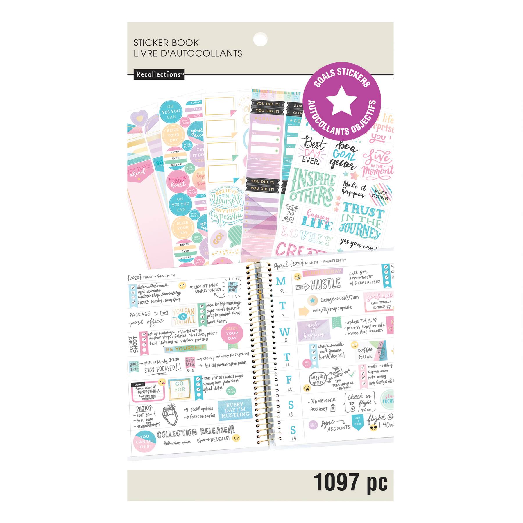Floral Sticker Book By Recollections Stationery Sets Paper & Party