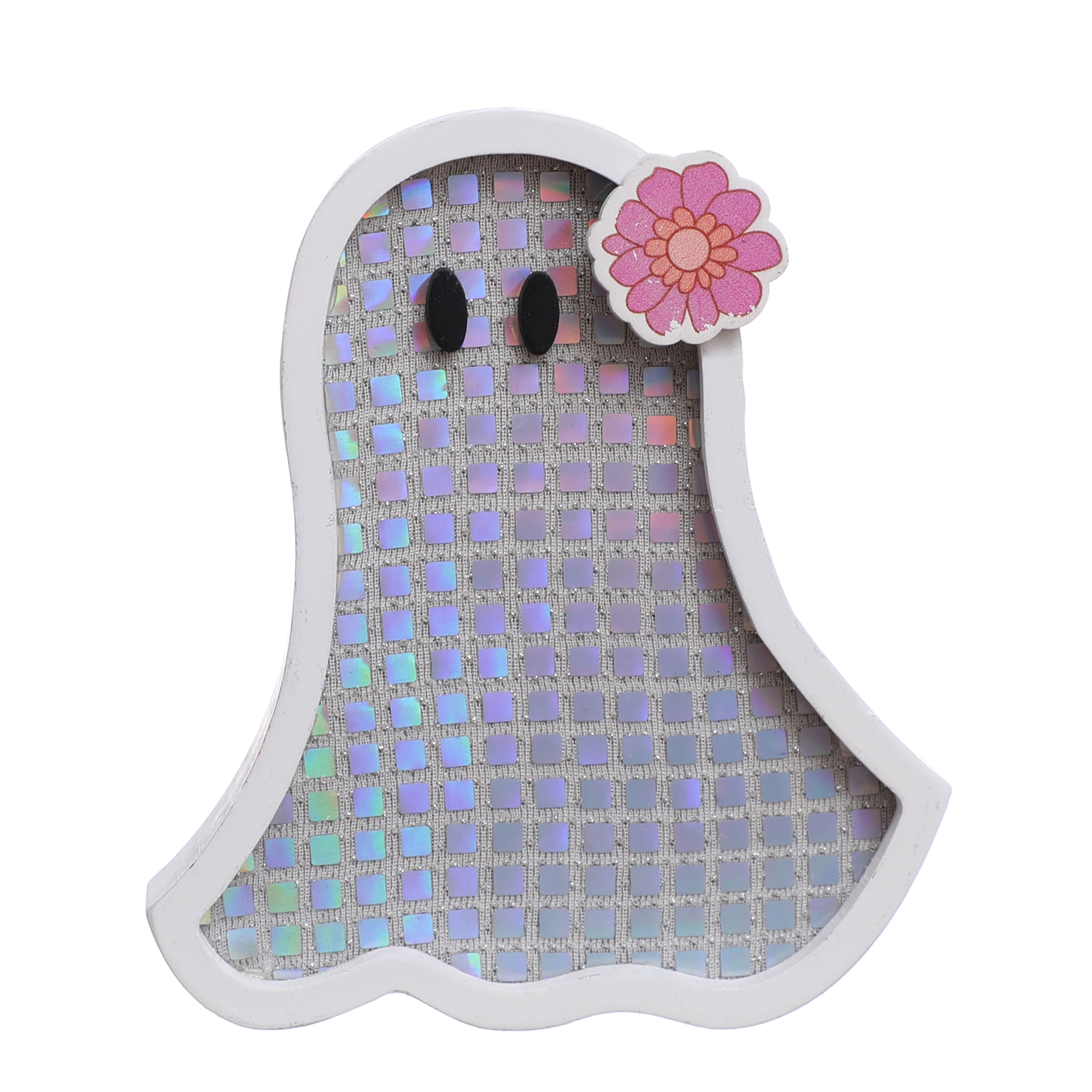 5&#x22; Ghost with Flower Decoration by Ashland&#xAE;