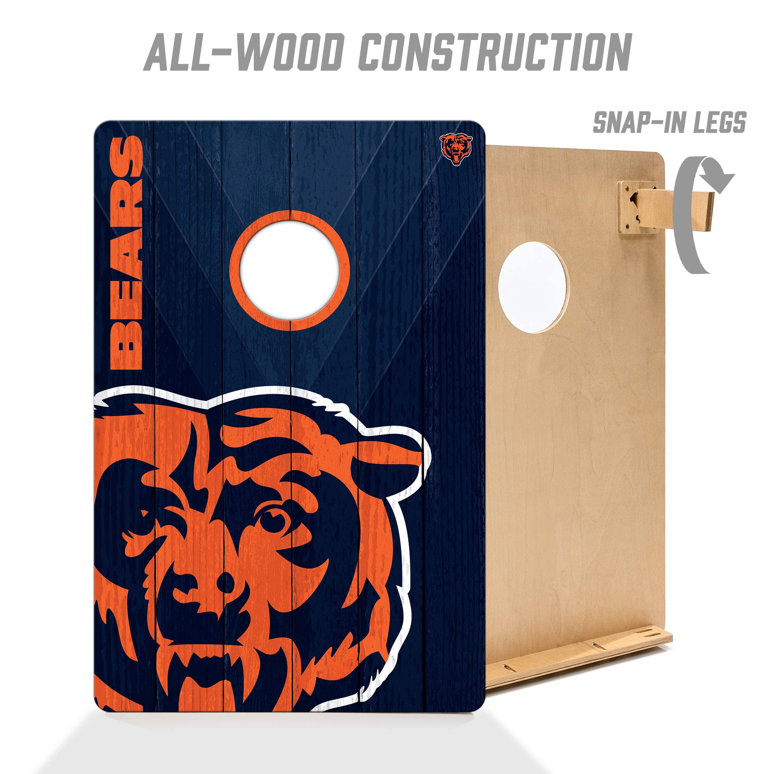NCAA 2ft. x 3ft. Compact Cornhole Game