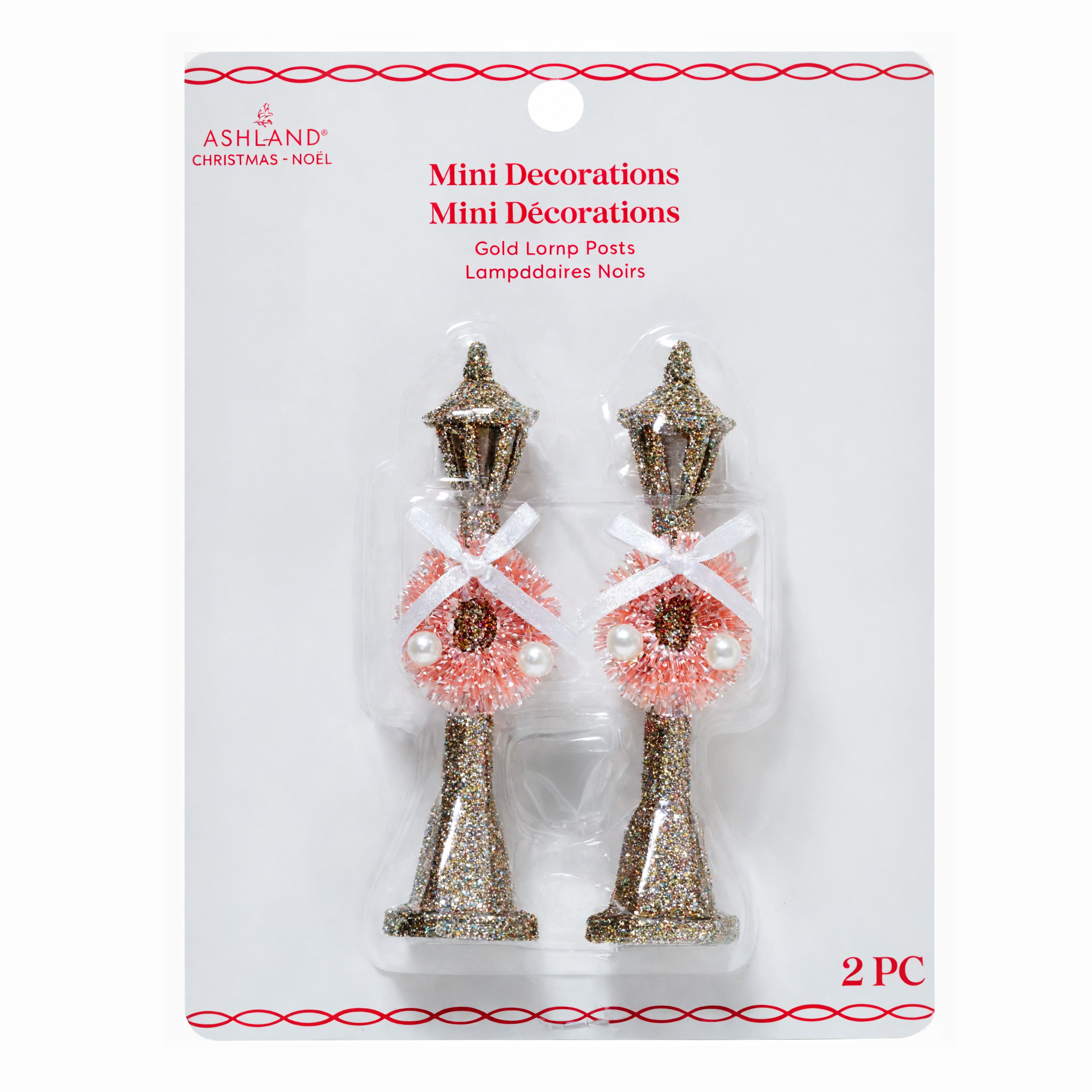 Mini Gold Lamp Posts, 2ct. by Ashland&#xAE;