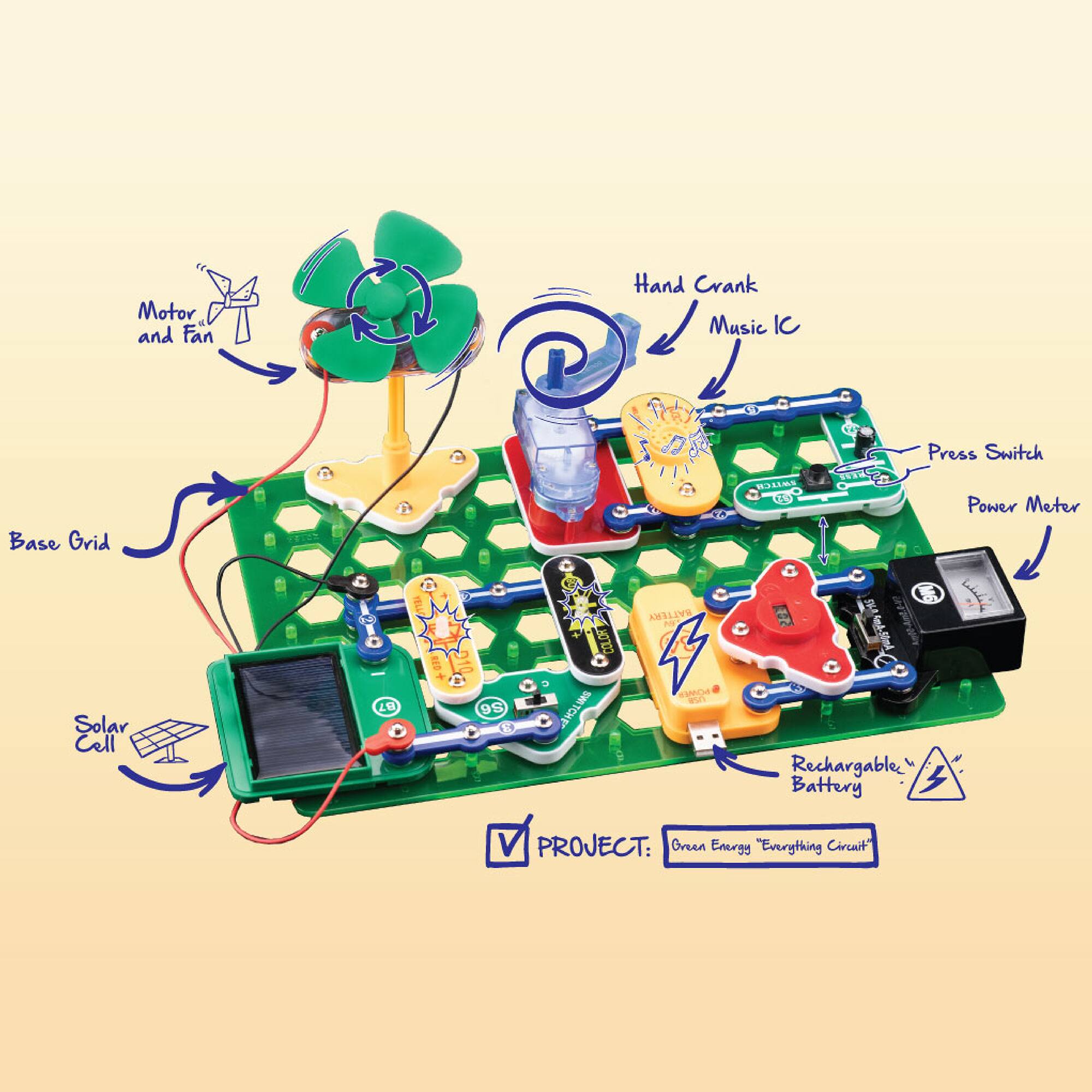 Elenco&#xAE; Snap Circuits&#xAE; Green Energy STEM Learning Toy