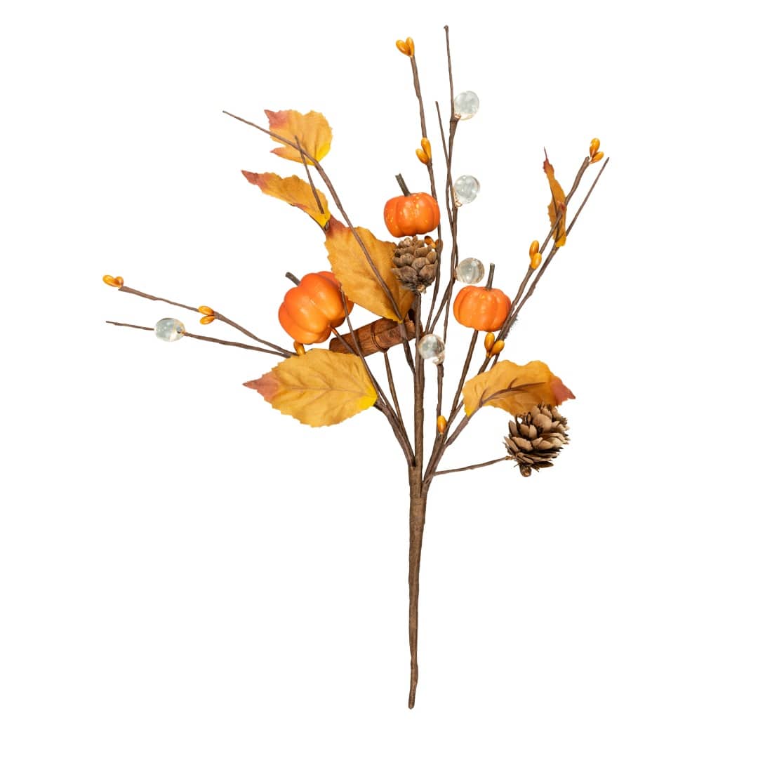 12&#x22; Pumpkin &#x26; Pinecone Pick by Ashland&#xAE;