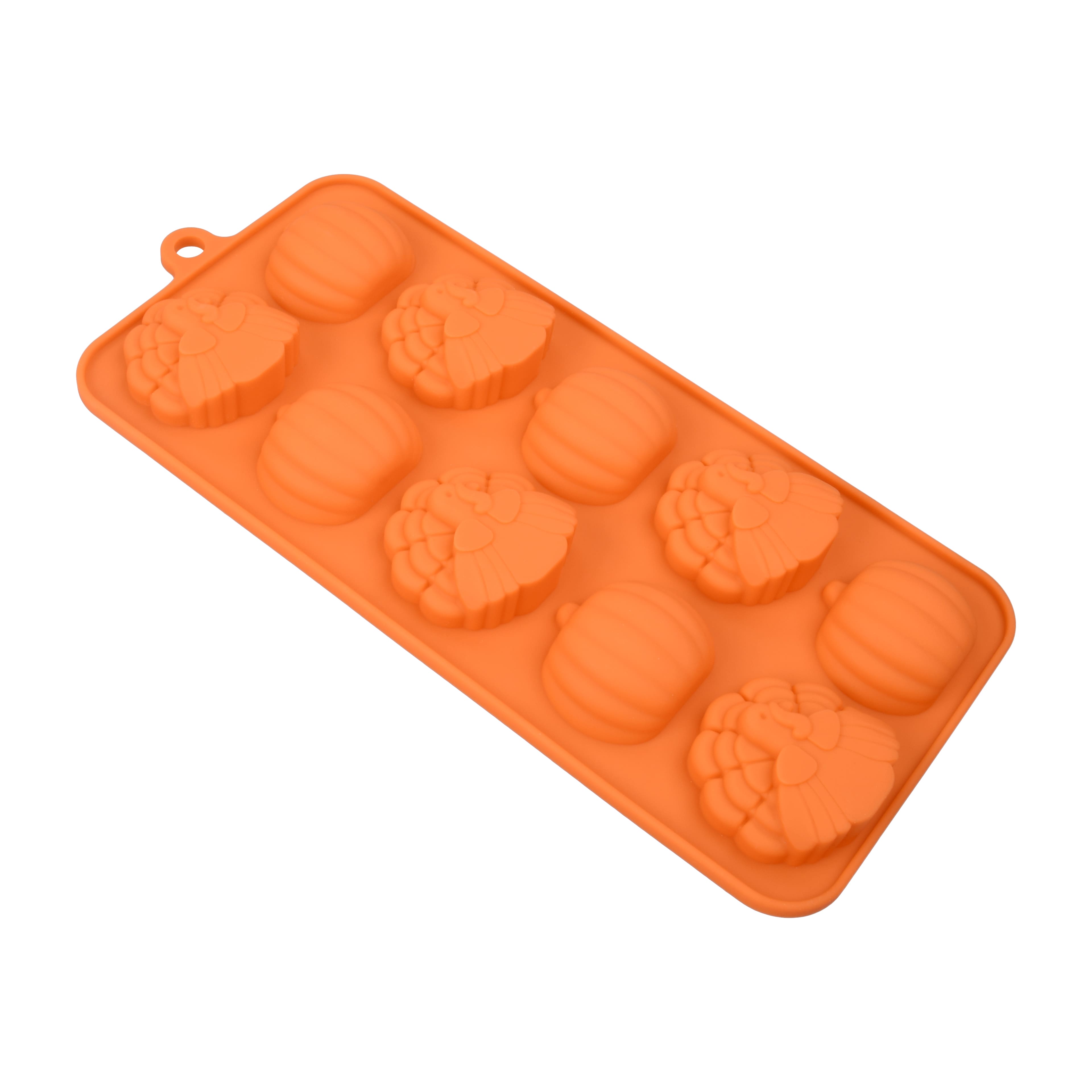 Turkey &#x26; Pumpkin Silicone Butter Mold by Celebrate It&#xAE;