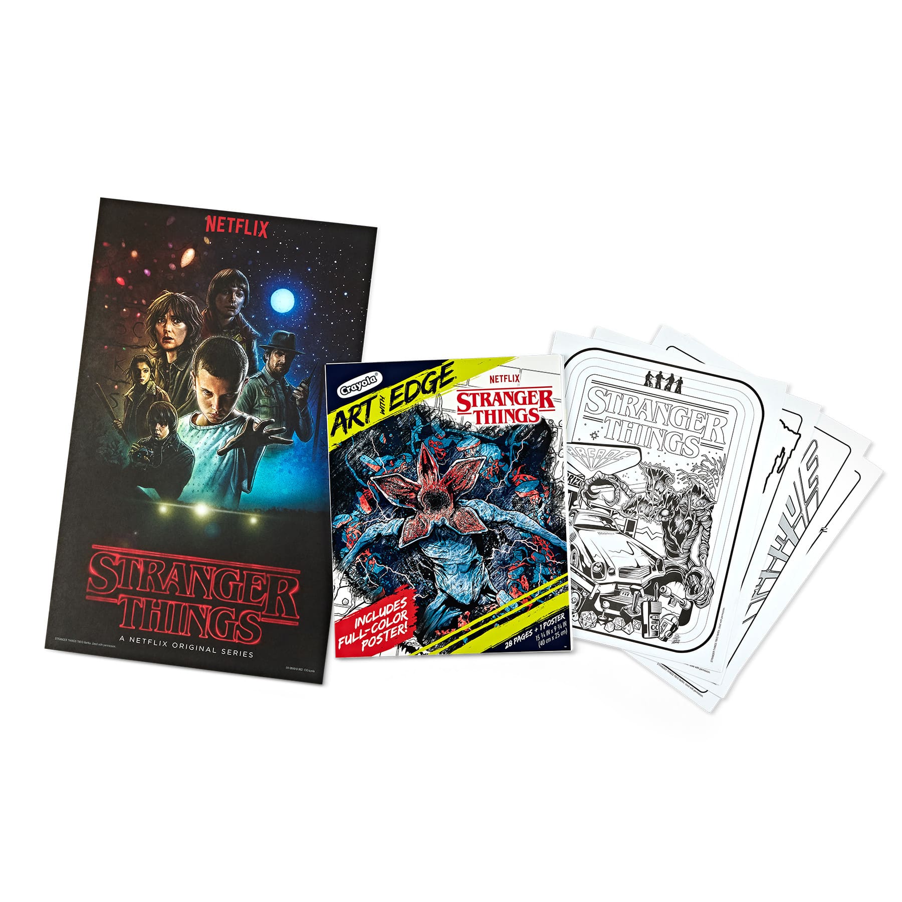 Crayola® Art with Edge Stranger Things Coloring Book, 2ct.