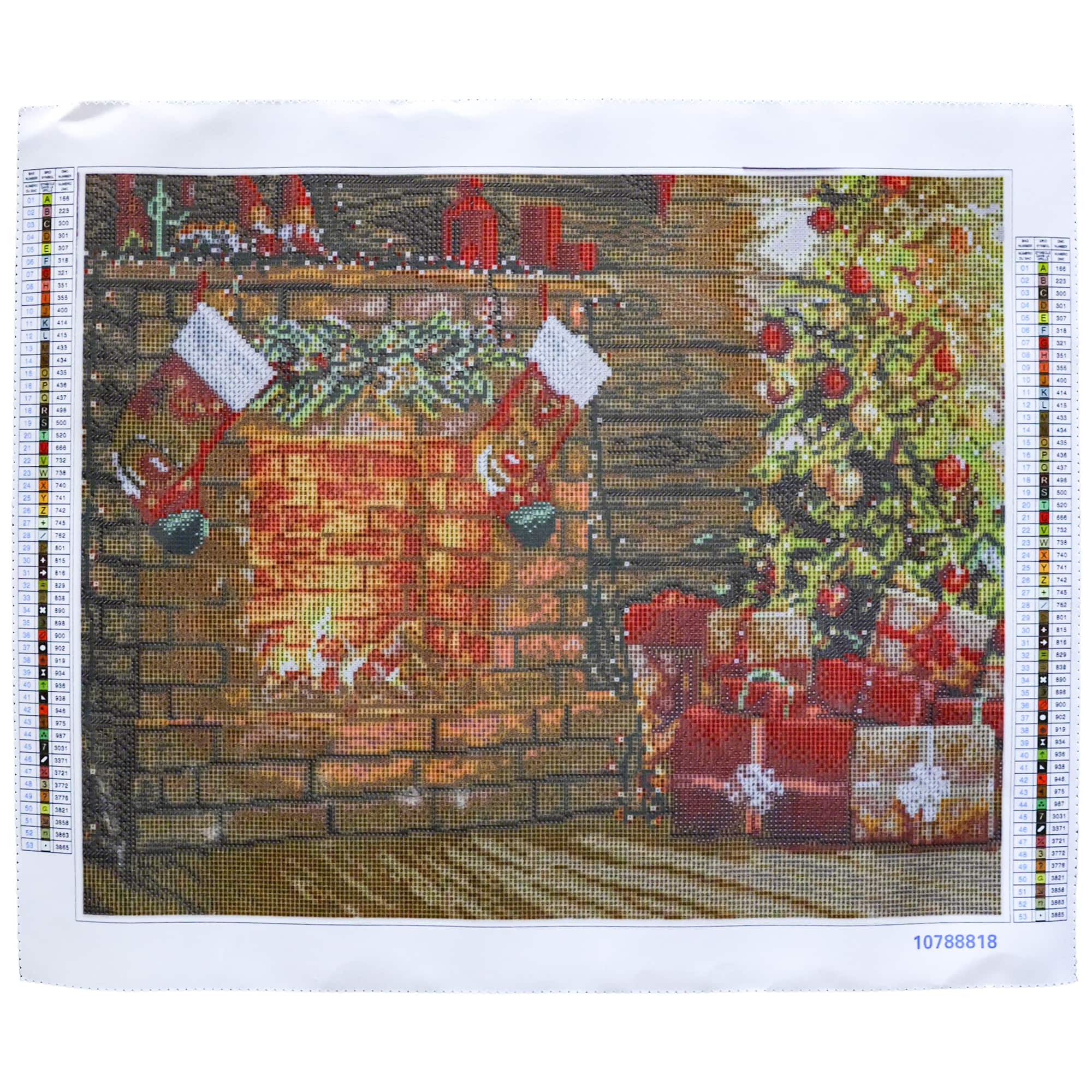 16&#x22; x 20&#x22; Fireplace Diamond Art Kit by Make Market&#xAE;