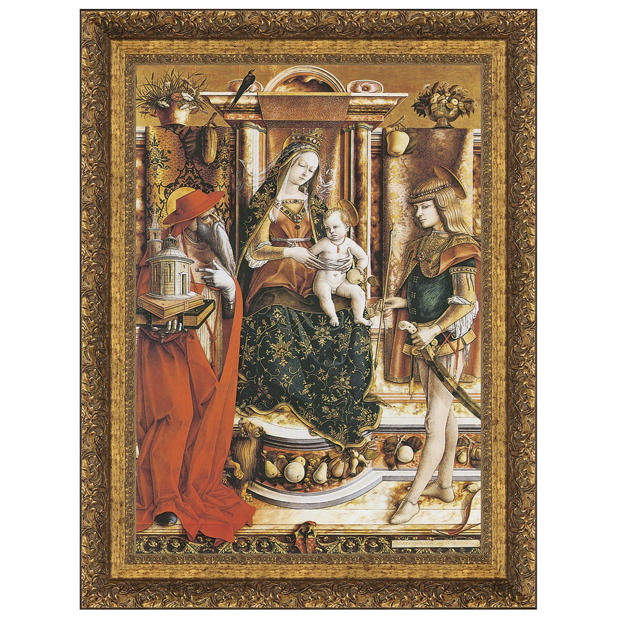 Design Toscano La Madonna della Rondine 1490 Canvas Replica Painting Wall Décor