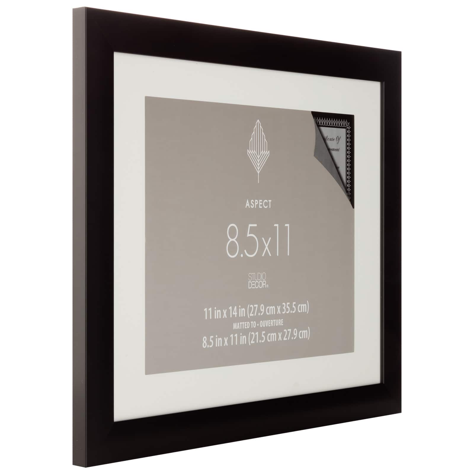 Black Frame with Mat, Aspect by Studio Décor®