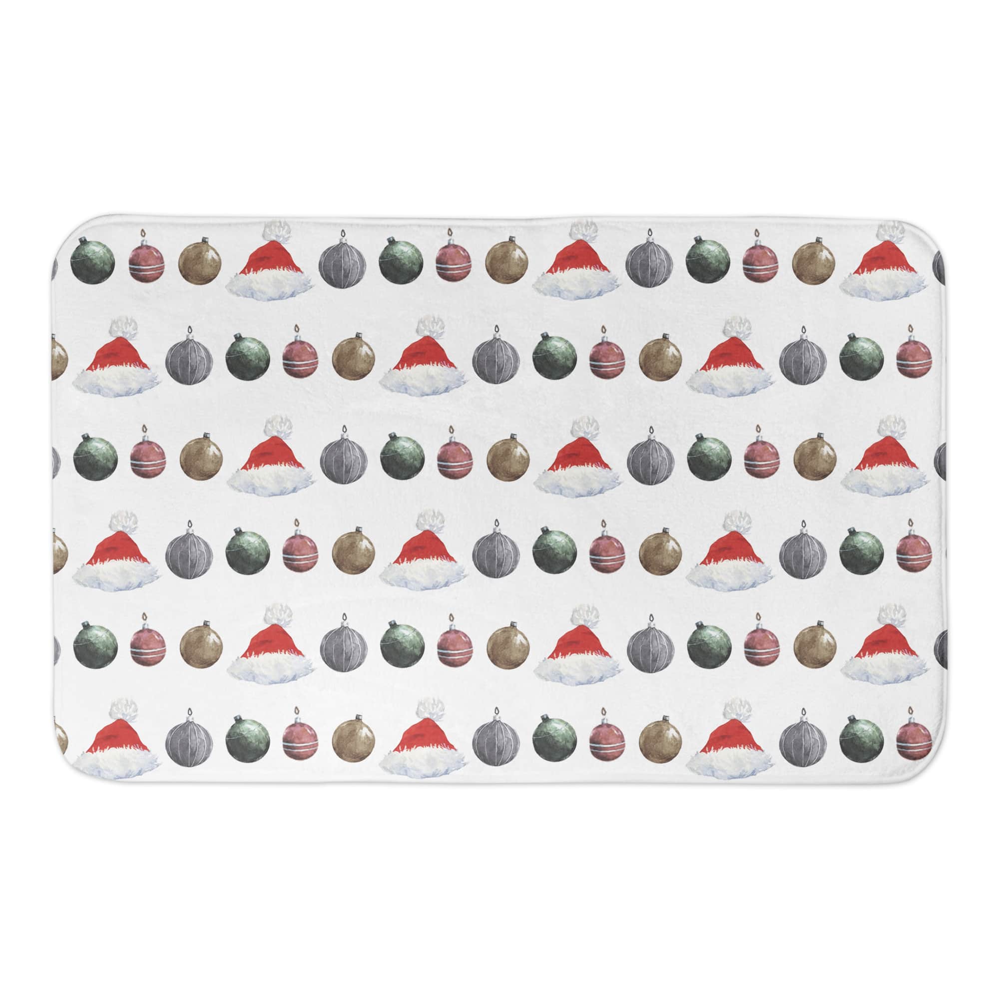 Sweater Ornaments Bath Mat