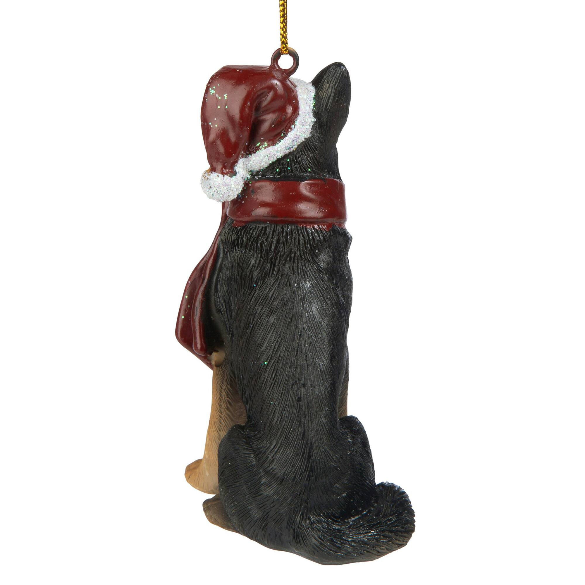 3.5&#x22; German Shepard Holiday Dog Ornament