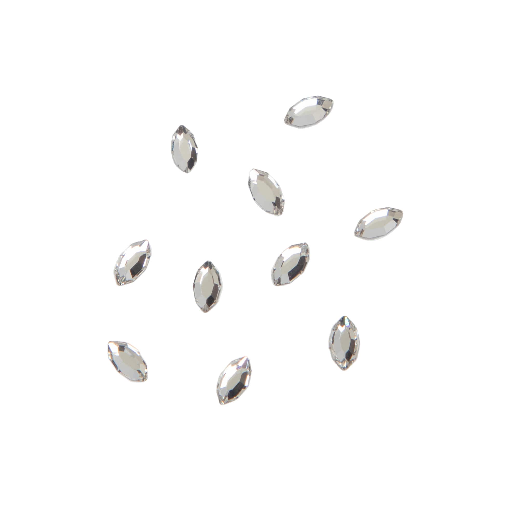 4mm Crystal Navette Glue-On Austrian Crystals by Bead Landing™, 10ct.