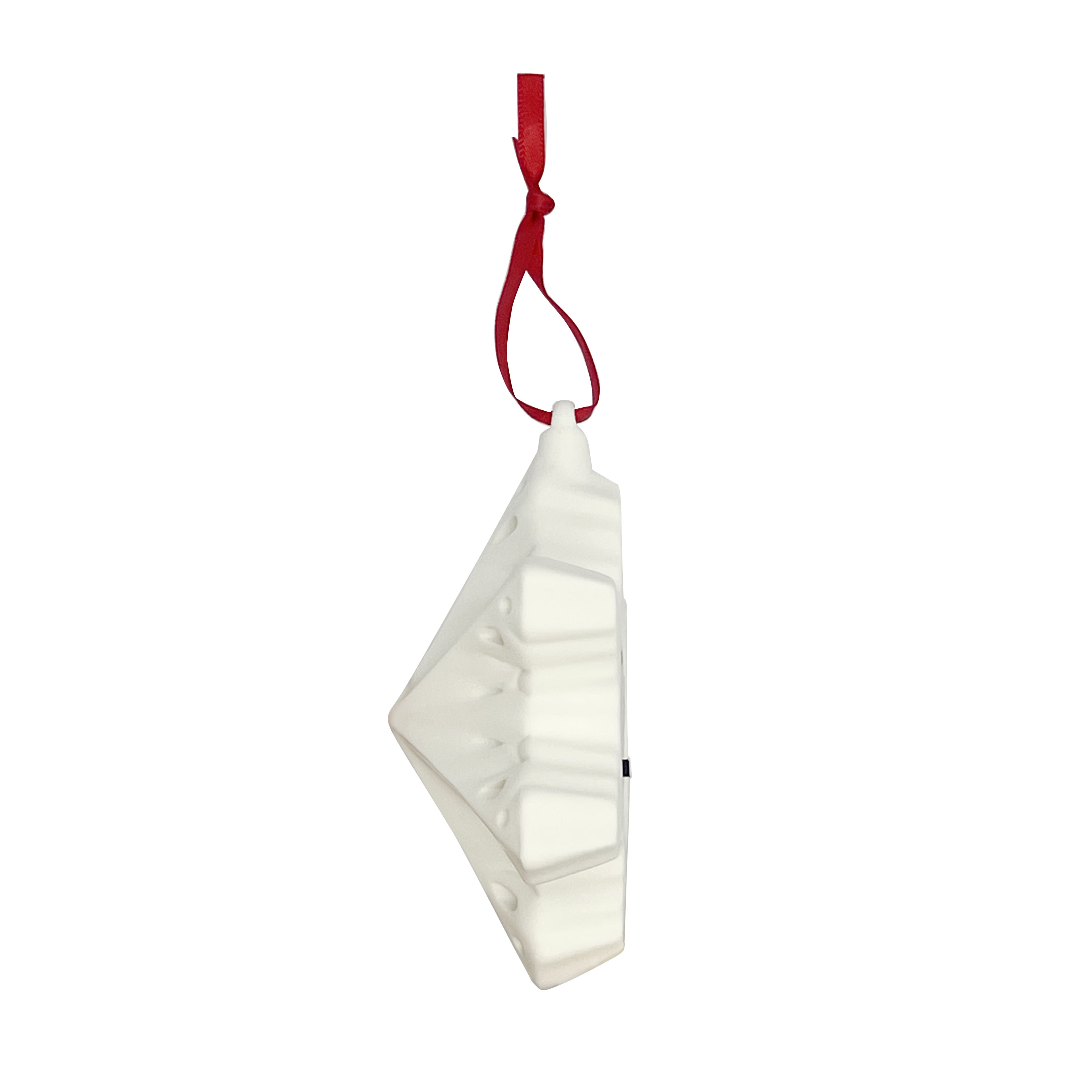 4.25&#x22; LED DIY Ceramic Snowflake Ornament by Make Market&#xAE;