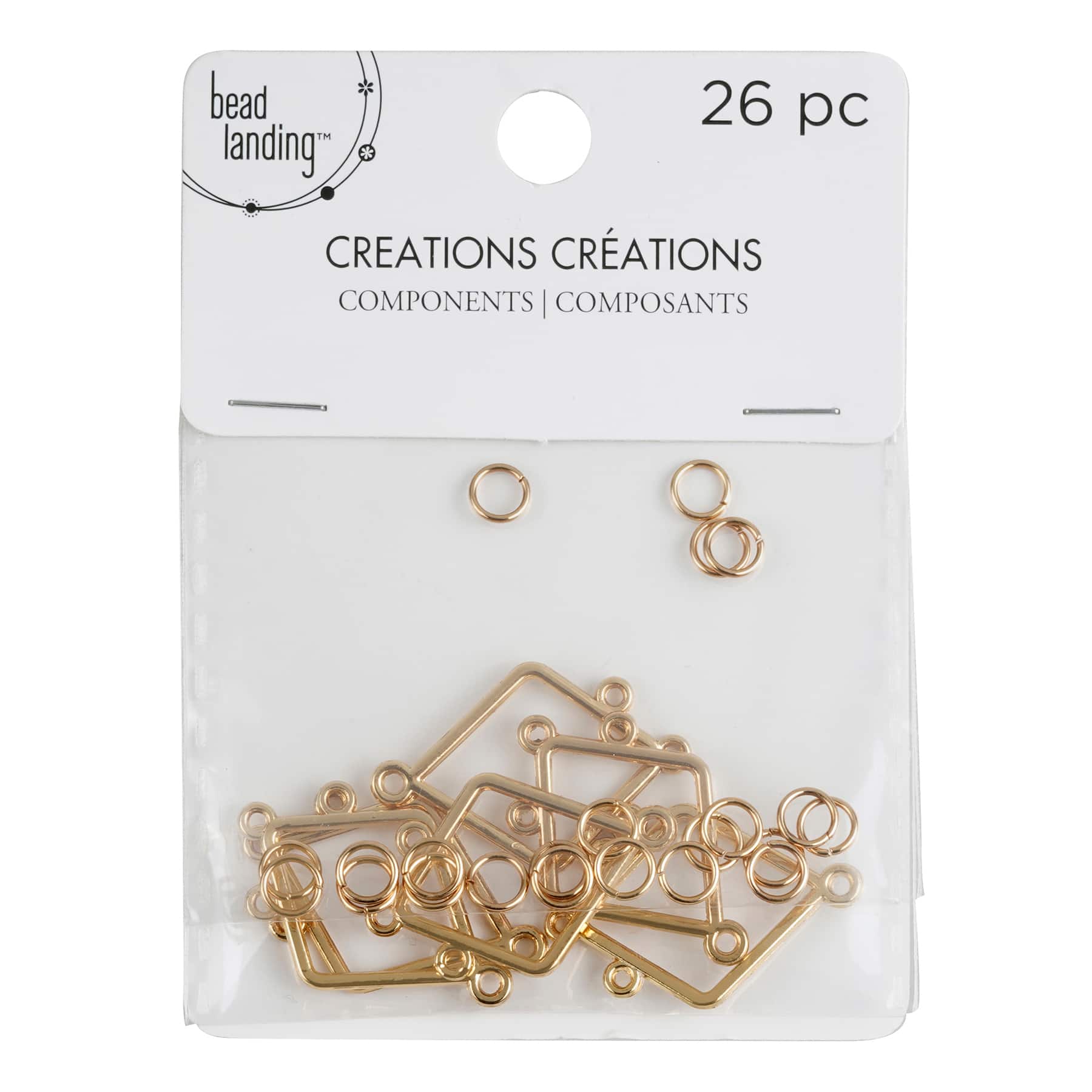 Diamond Shaped Connectors & Jump Rings by Bead Landing™