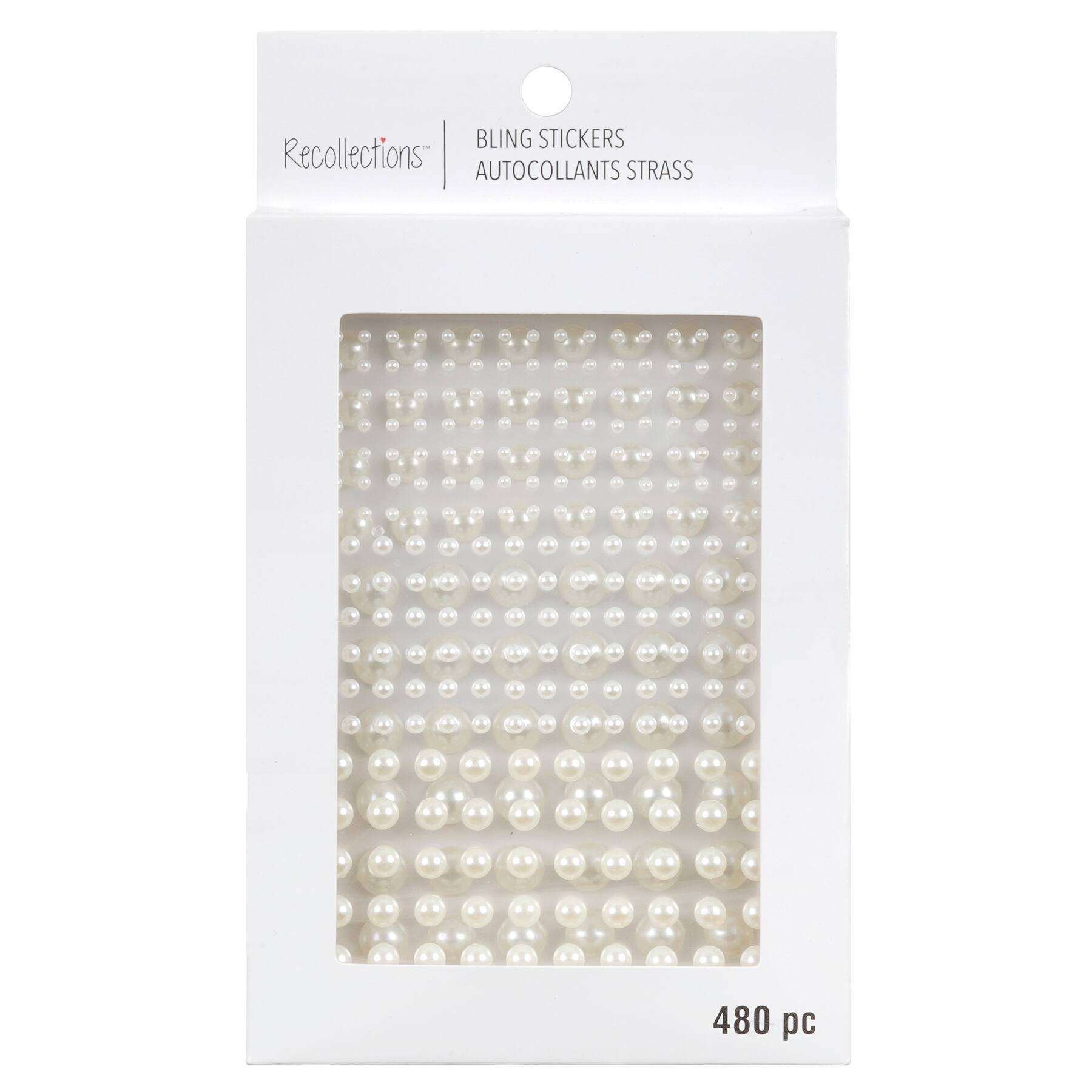 12 Packs: 480 ct. (5,760 total) Pearl Adhesives by Recollections&#x2122;