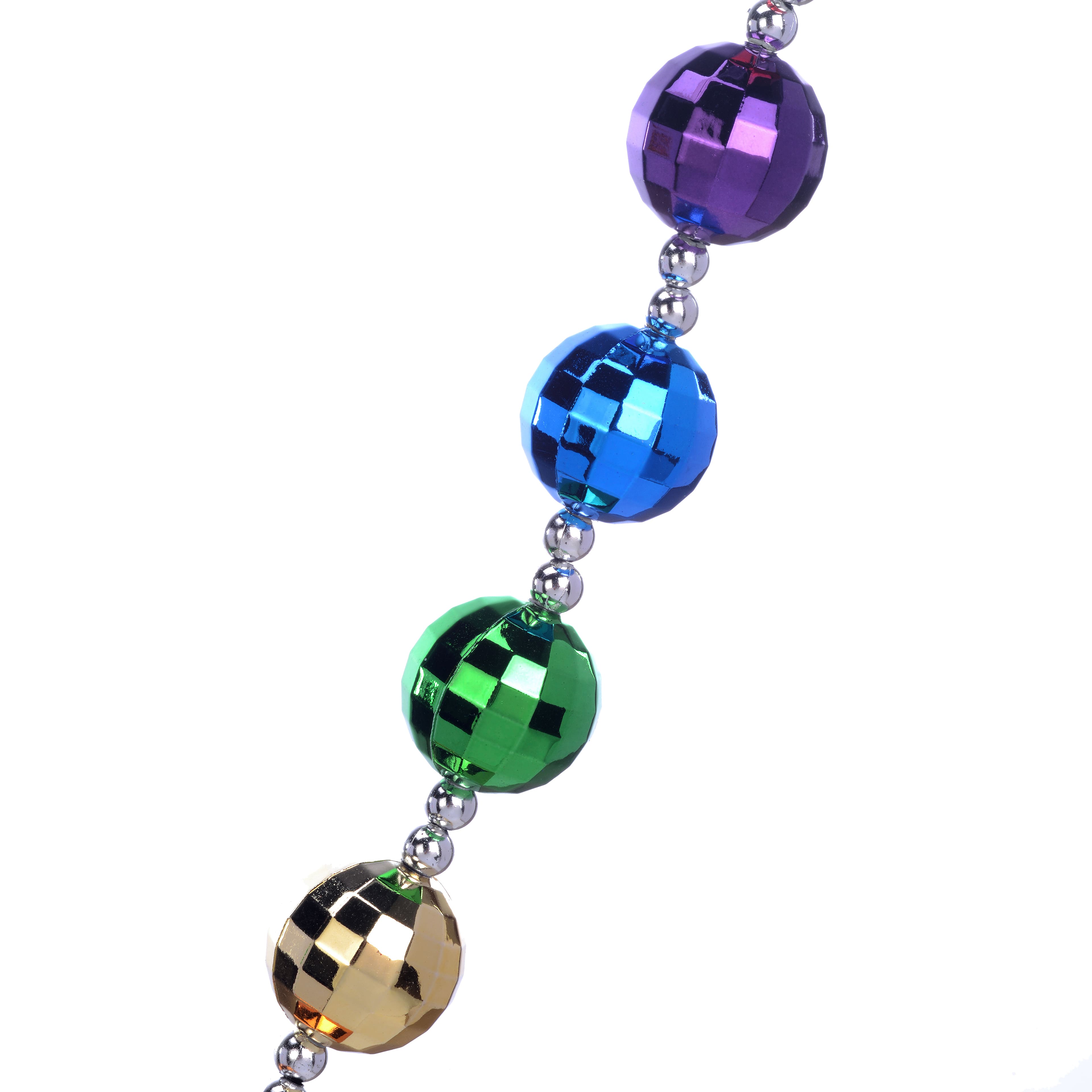 6ft. Rainbow Disco Ball Pride Garland by Celebrate It™